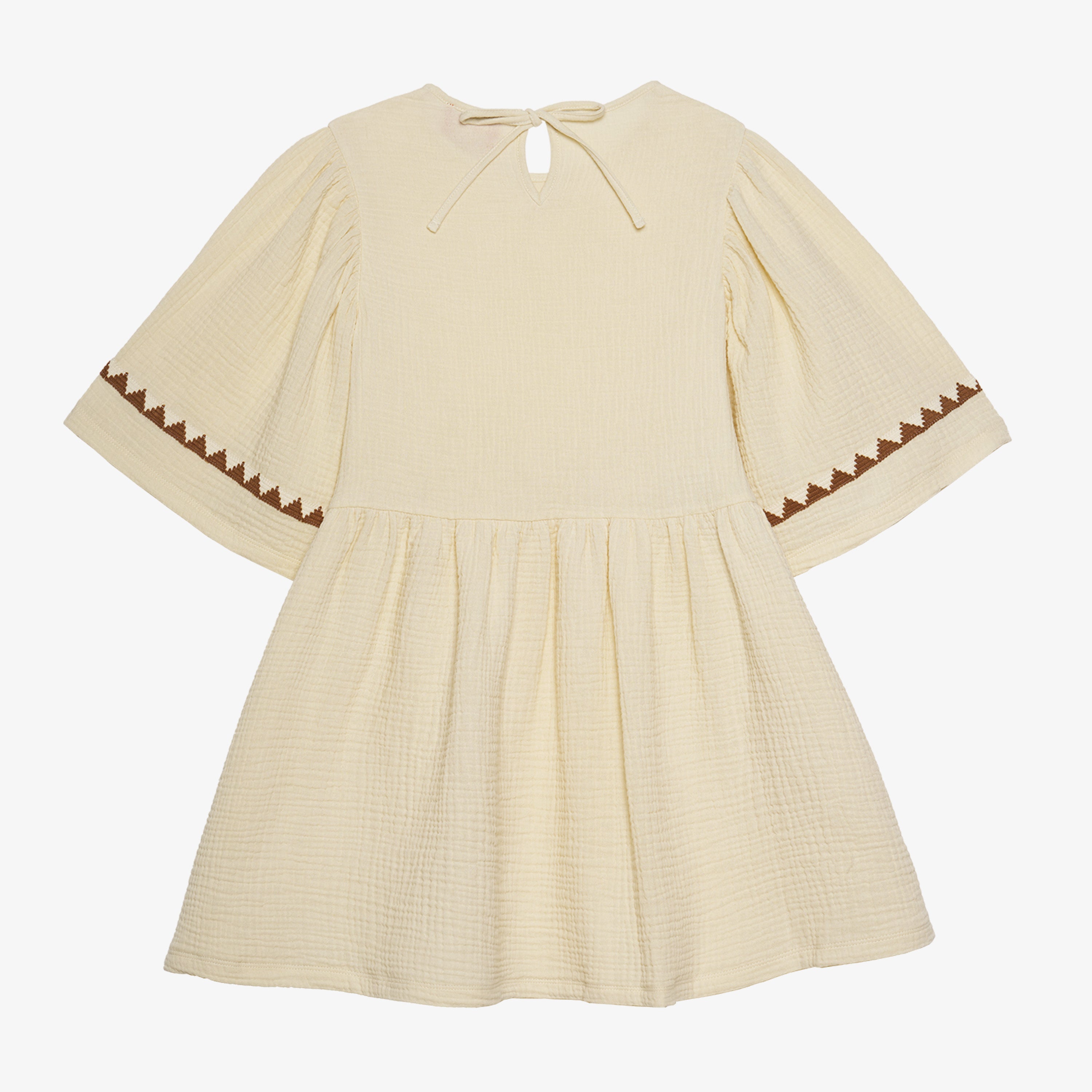 Adriana Dress Cotton Muslin Buttermilk – Morning Mess Therapy
