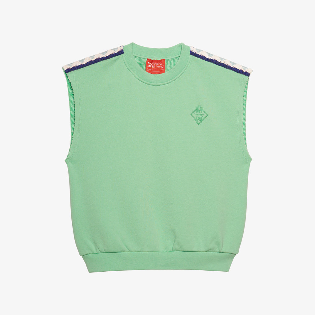 Armando Tank Sweatshirt Basil Green