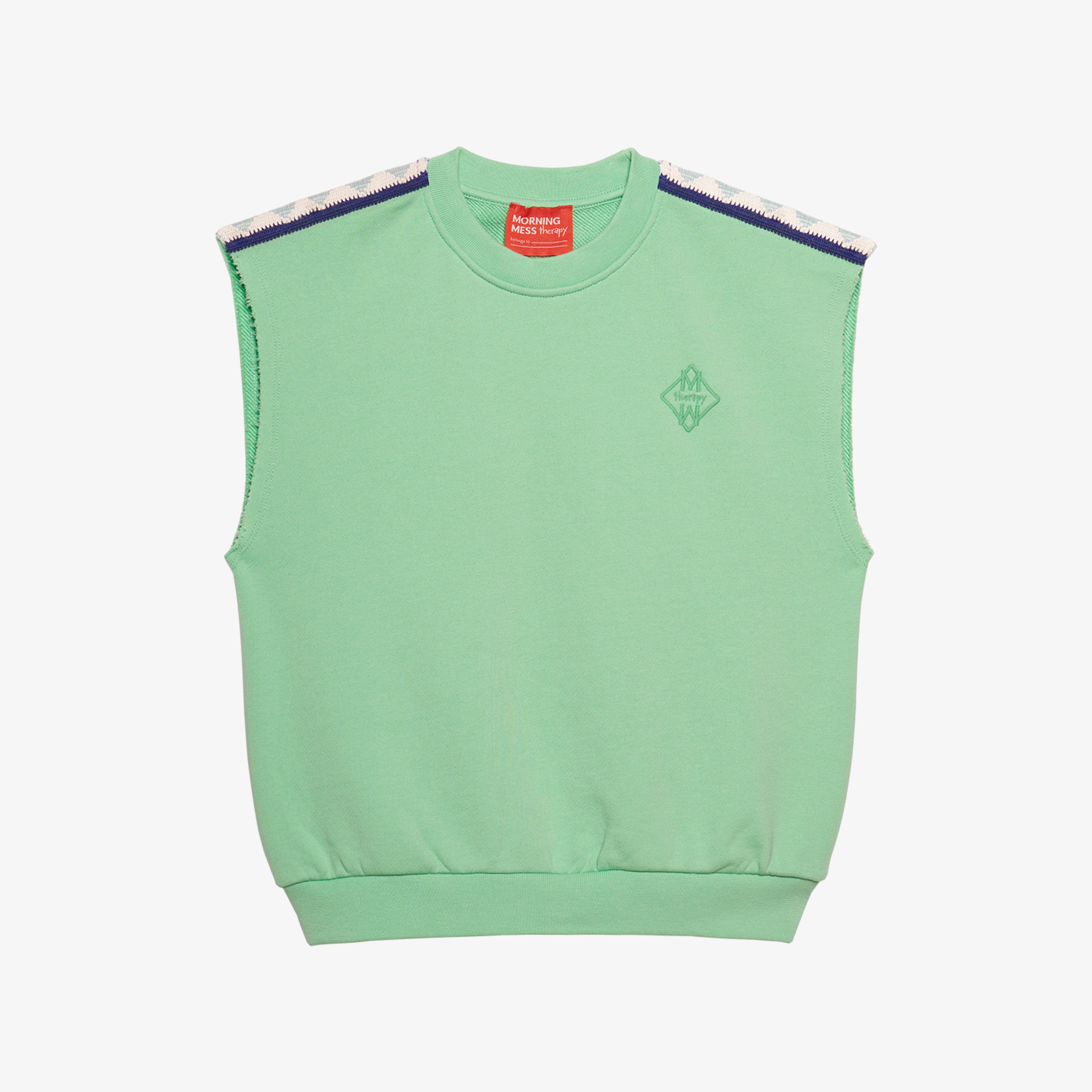 Armando Tank Sweatshirt Basil Green