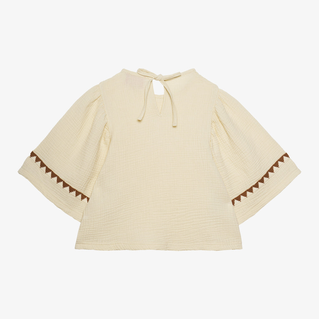 Dolores Blouse Cotton Muslin Buttermilk