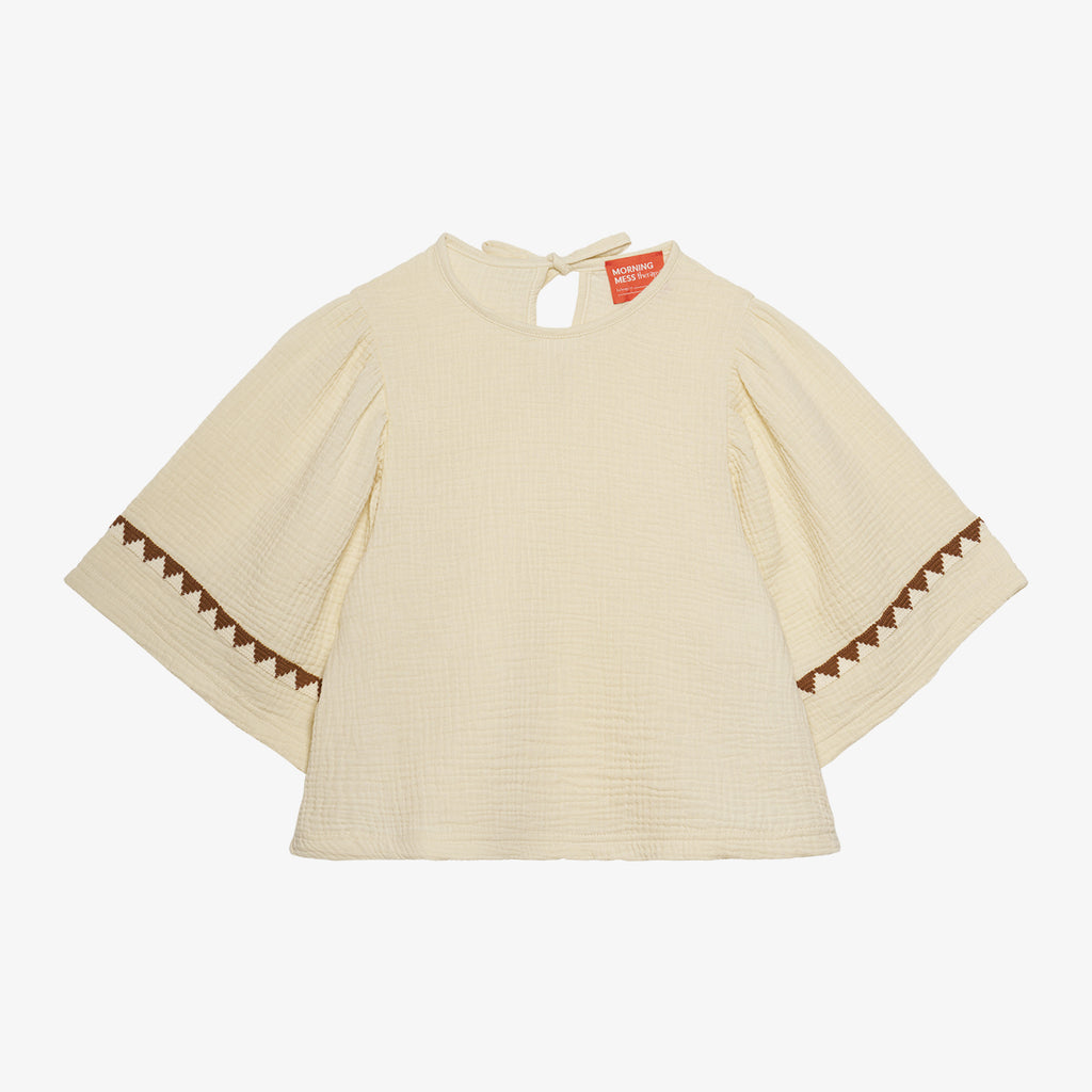 Dolores Blouse Cotton Muslin Buttermilk