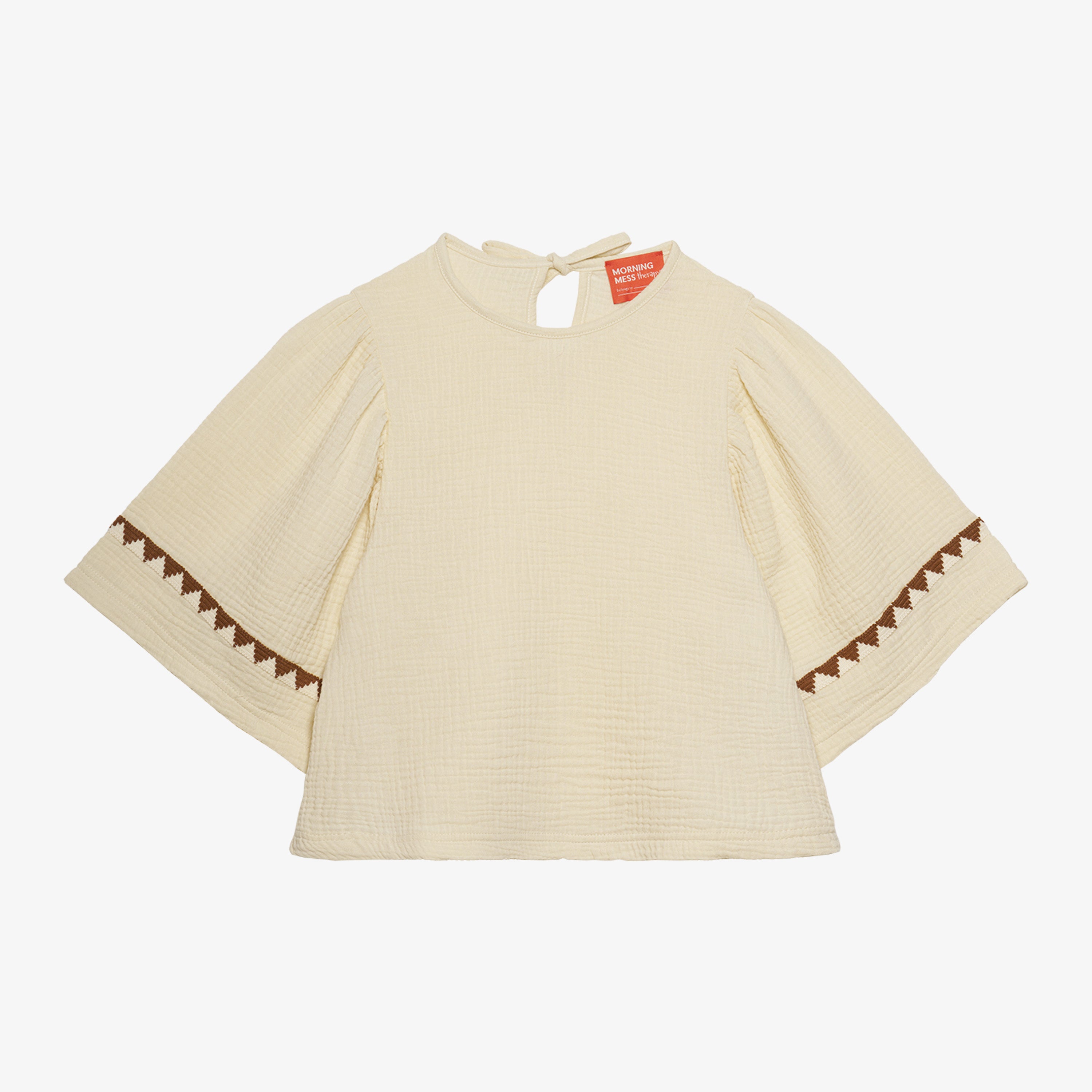 Dolores Blouse Cotton Muslin Buttermilk