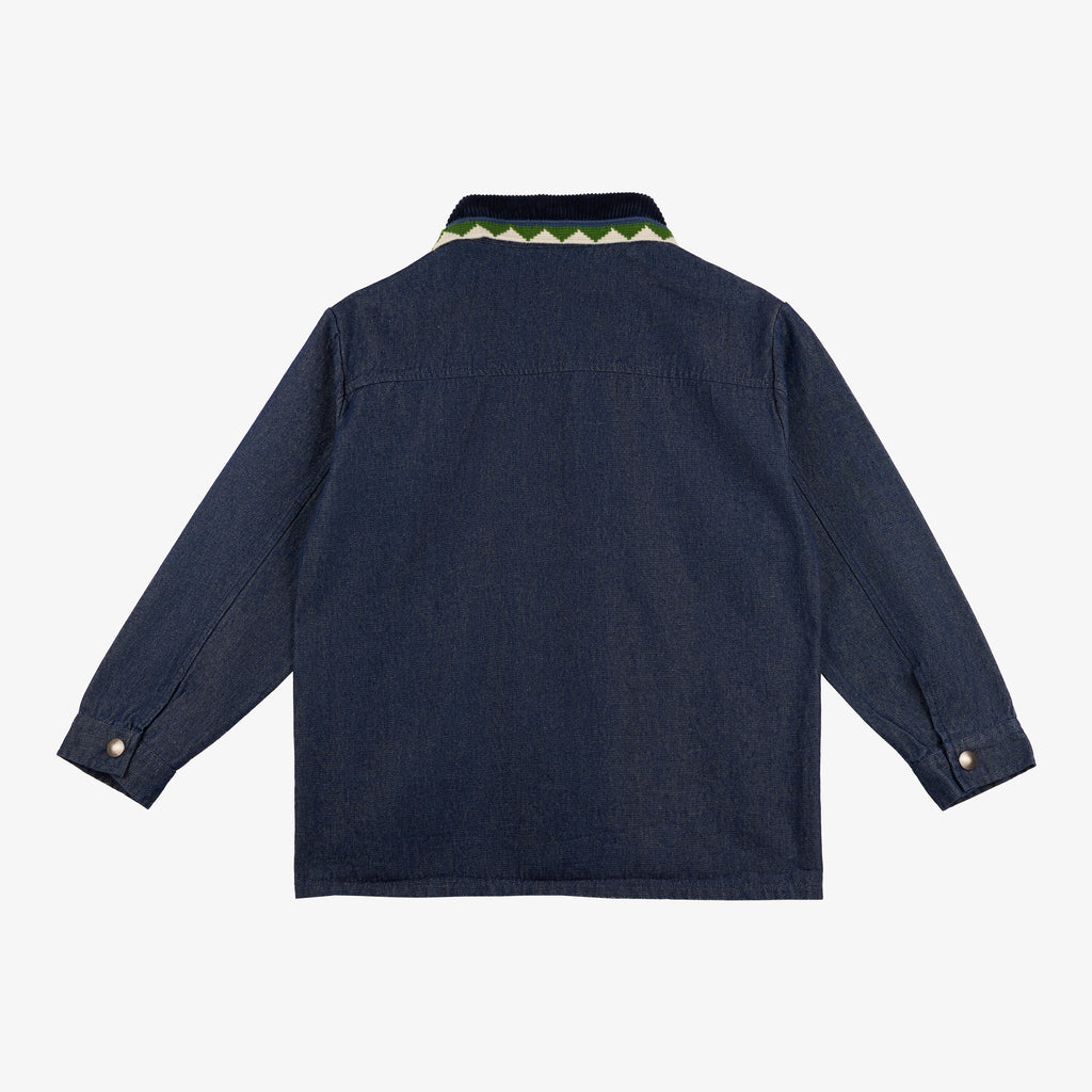 Dora Denim Overshirt Jacket Dark Wash