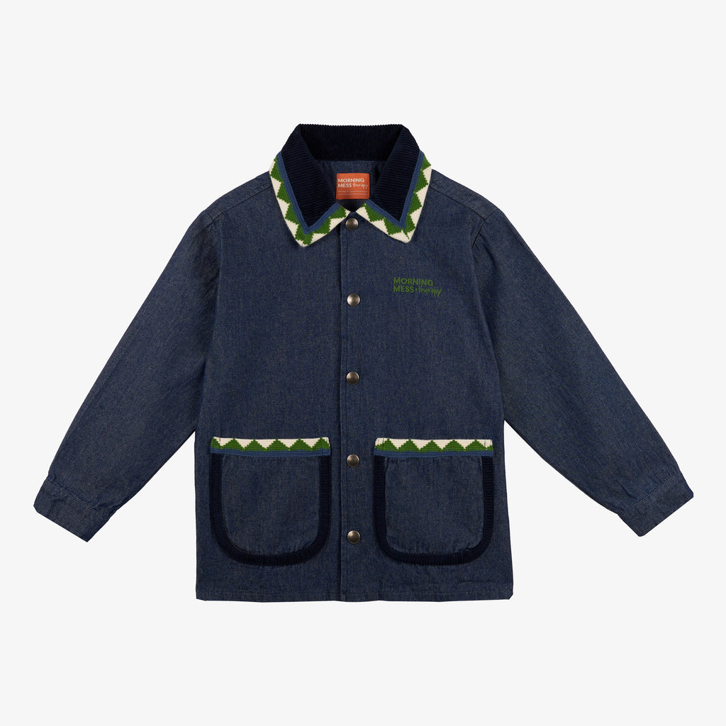 Dora Denim Overshirt Jacket Dark Wash