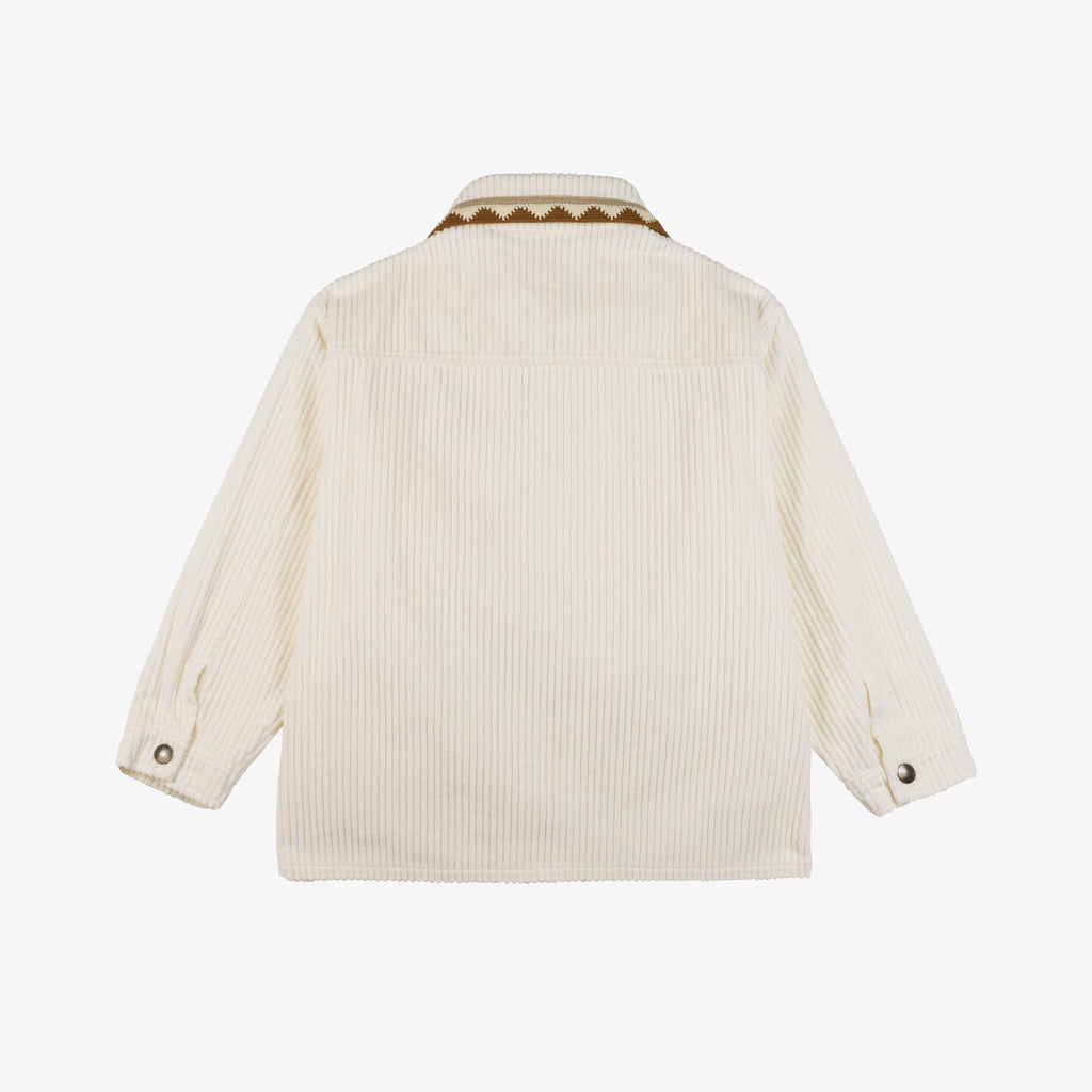 Dora Corduroy Overshirt Jacket Buttermilk
