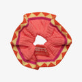 Elisa Scrunchie Cotton Muslin Sugar Coral