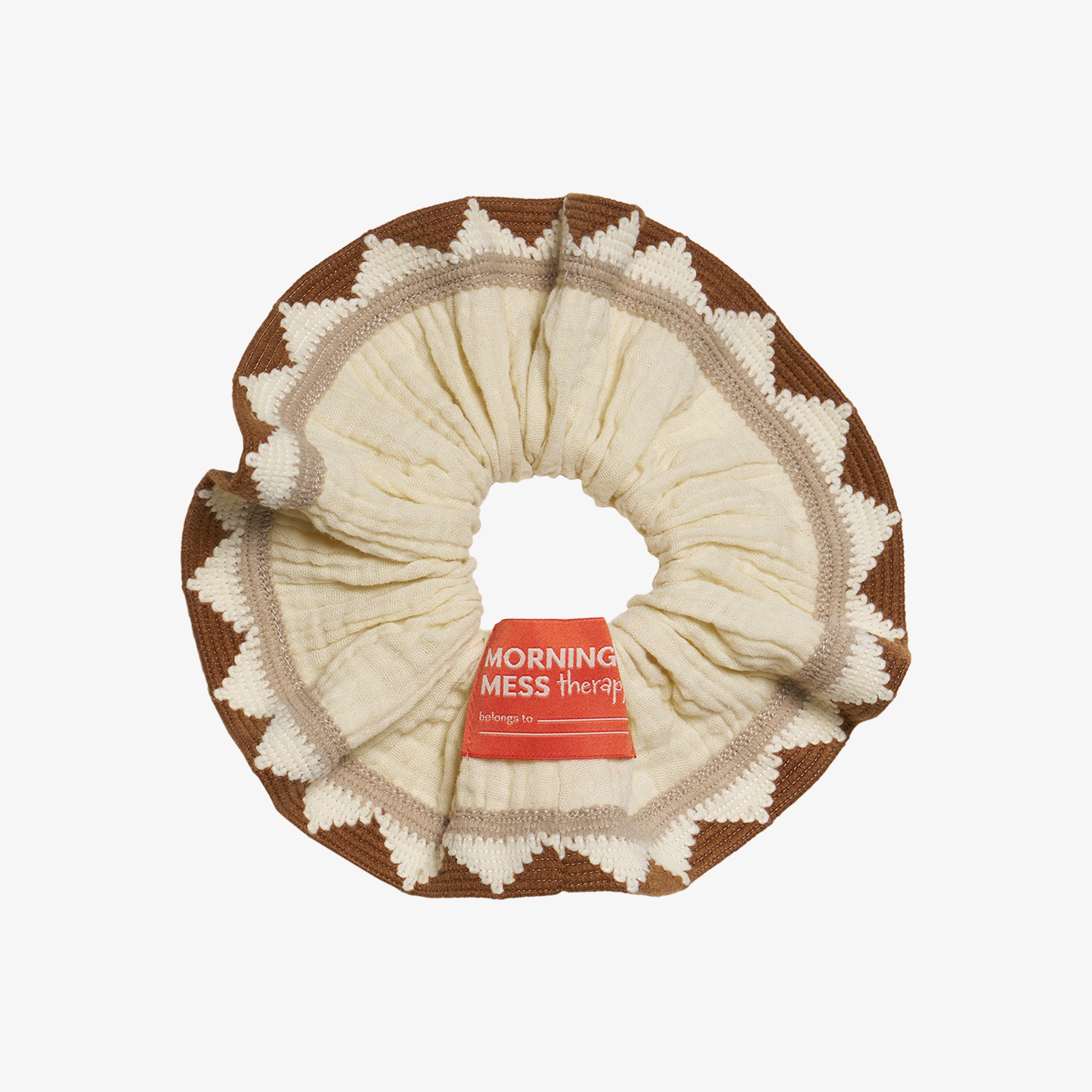 Elisa Scrunchie Cotton Muslin Buttermilk