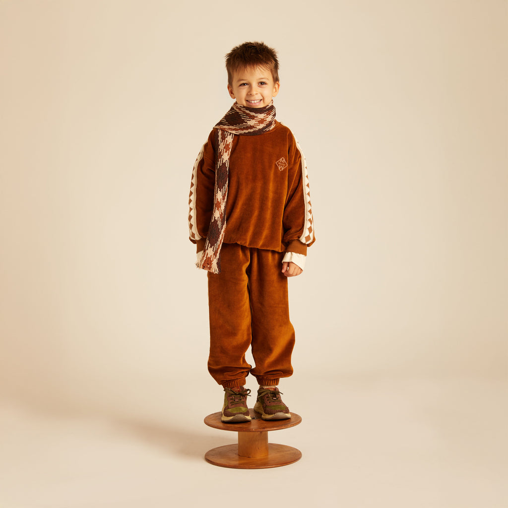 Gino Sweatpants Relaxed Fit Caramel Velvet