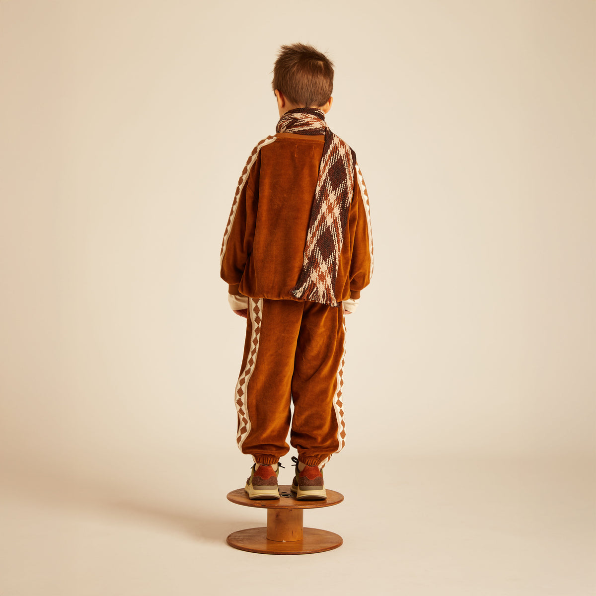 Nico Sweatshirt Oversize Balloon Fit Caramel Velvet