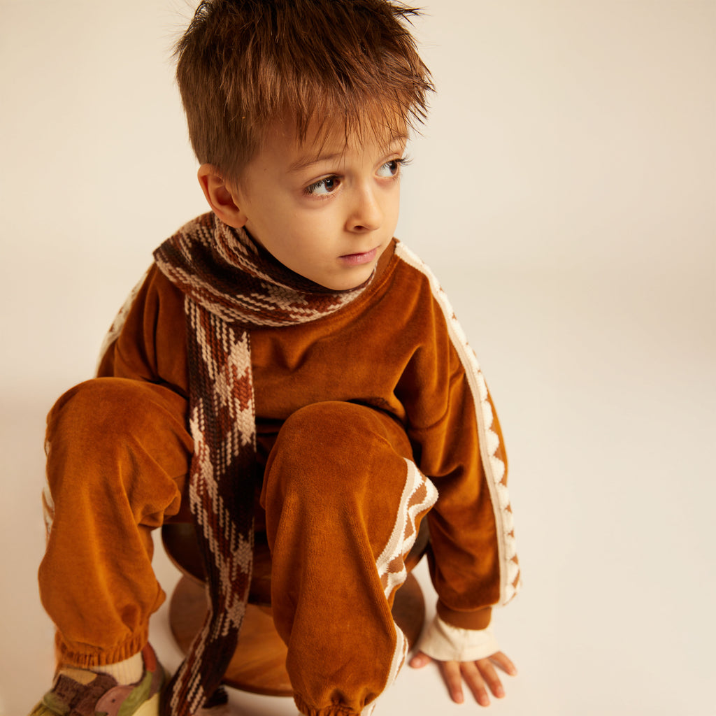Gino Sweatpants Relaxed Fit Caramel Velvet