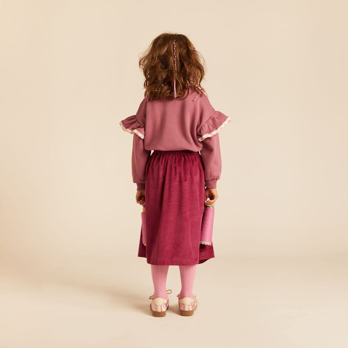 Poppy Sweatshirt Balloon Relaxed Fit Mauve