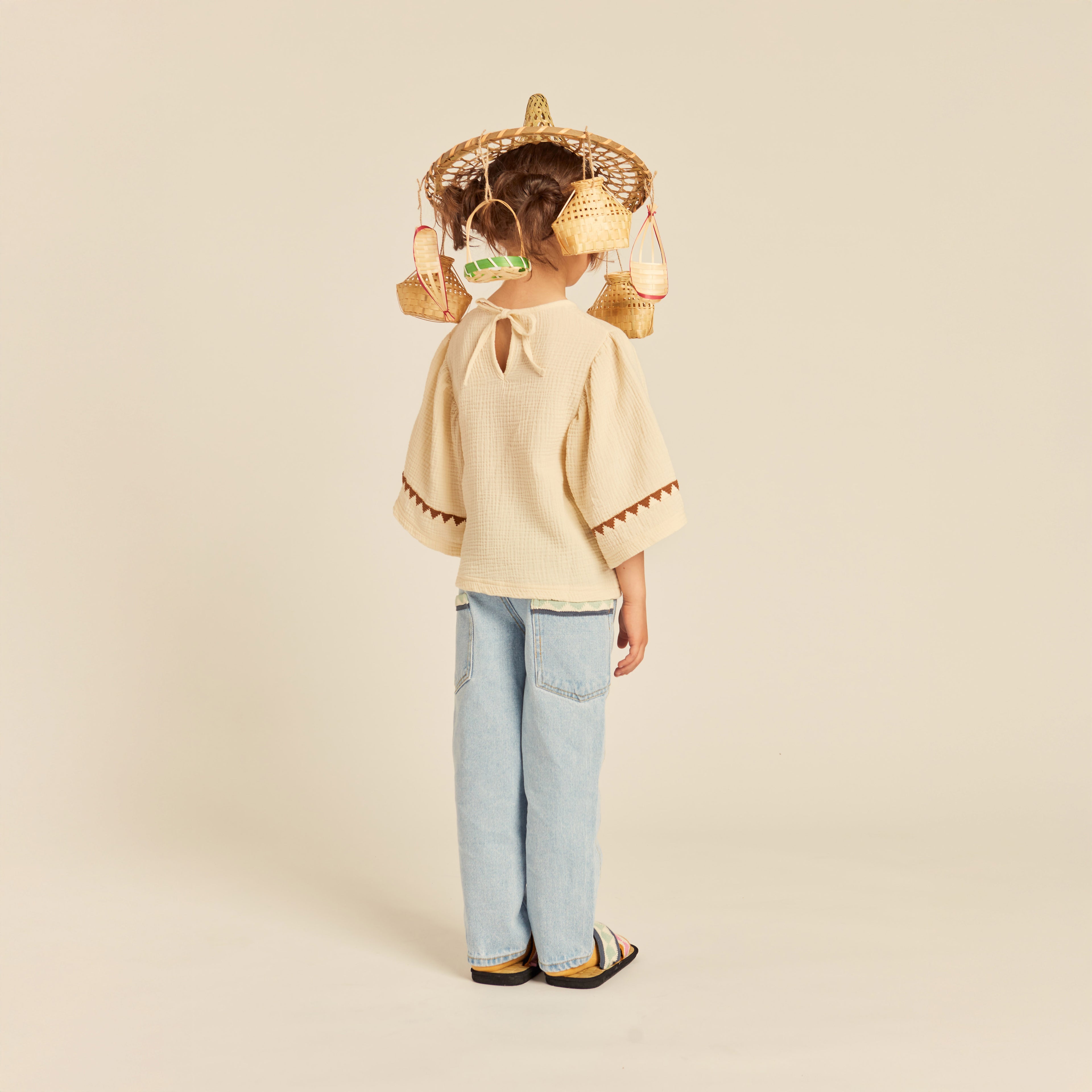 Dolores Blouse Cotton Muslin Buttermilk