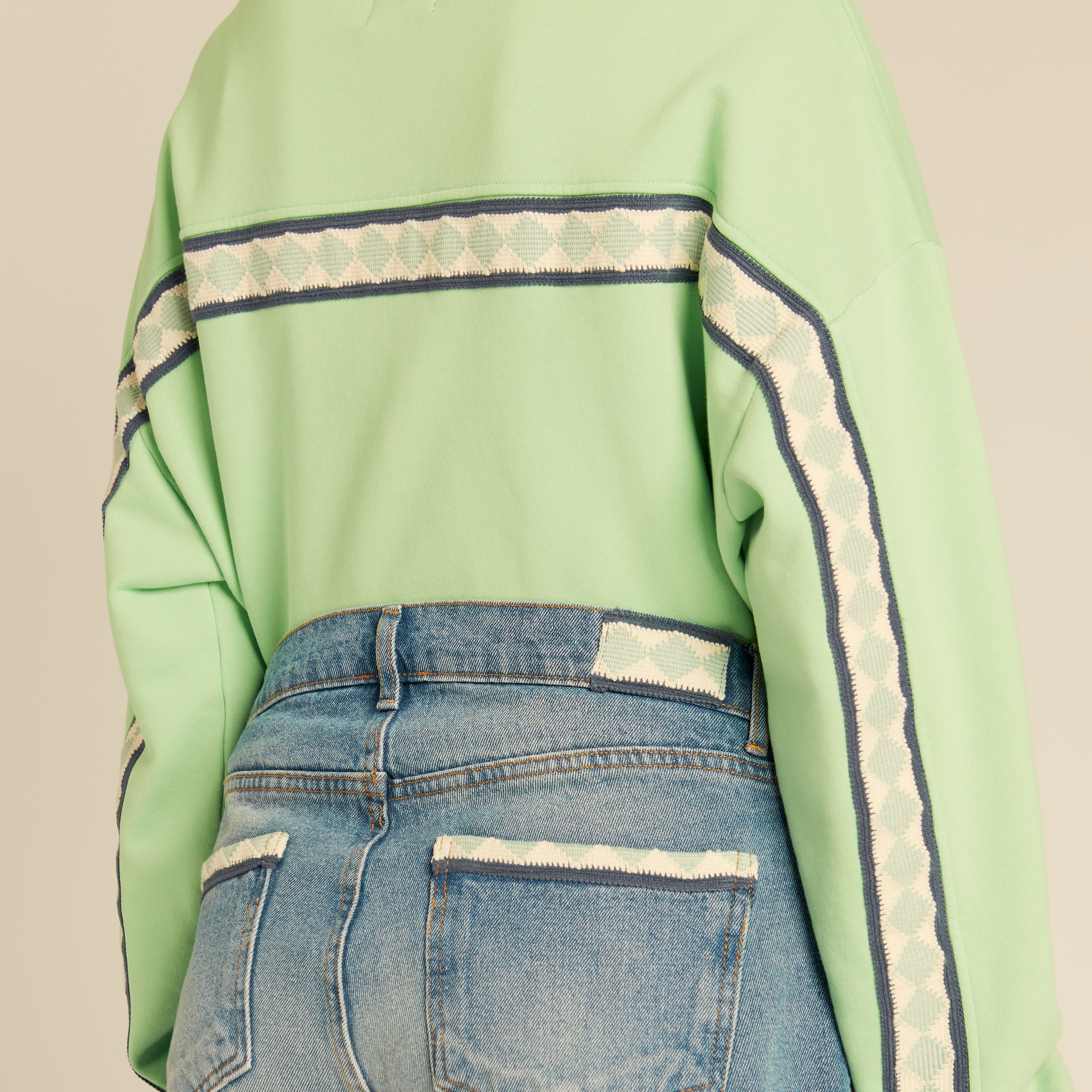 Adult Alice Sweatshirt Oversized Fit Basil Green