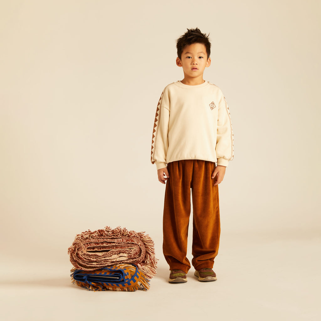 Molly Sweatpants Carrot Fit Caramel Velvet