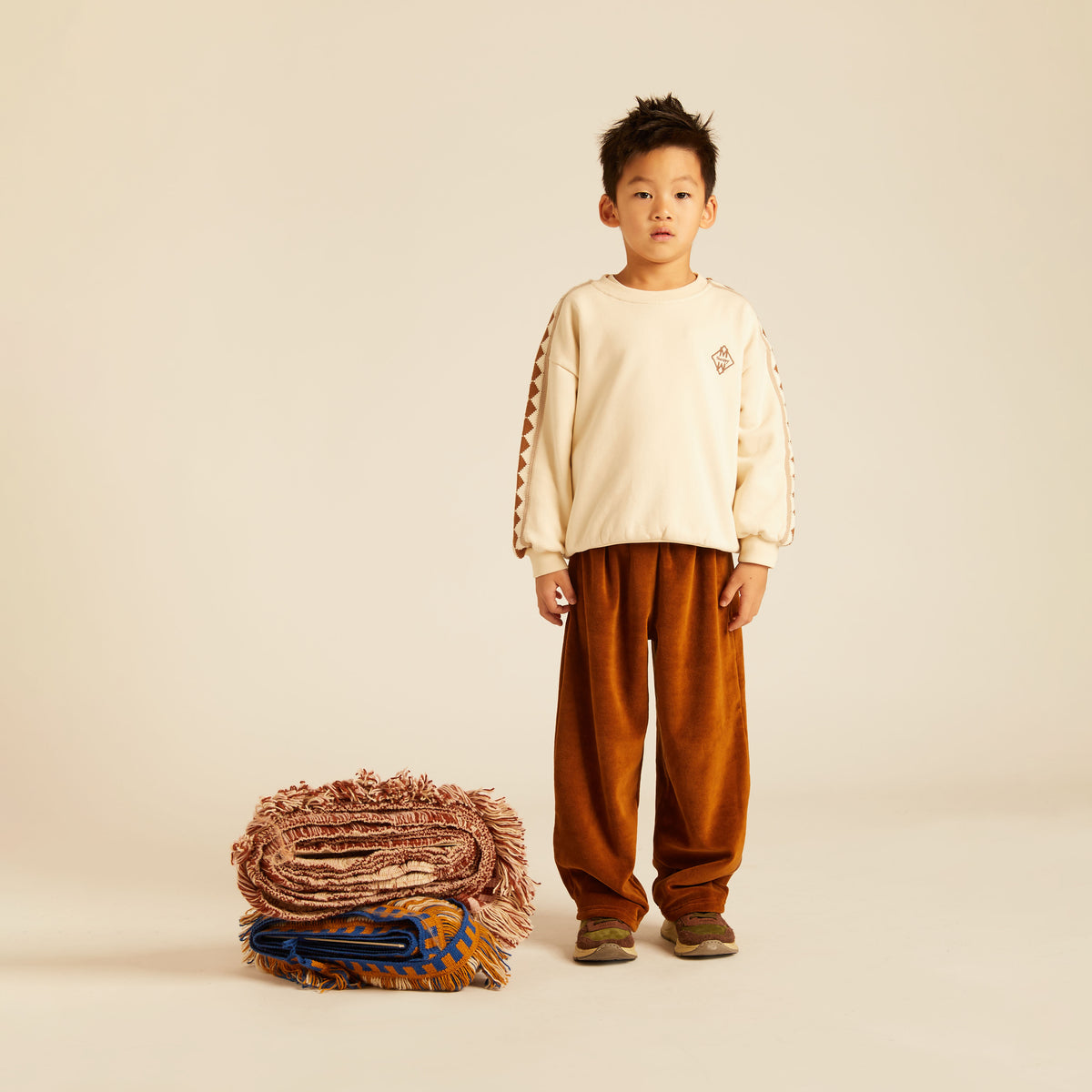 Molly Sweatpants Carrot Fit Caramel Velvet