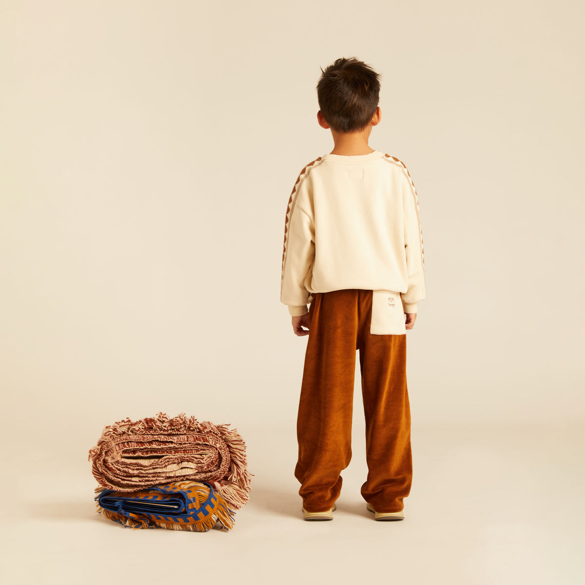 Molly Sweatpants Carrot Fit Caramel Velvet