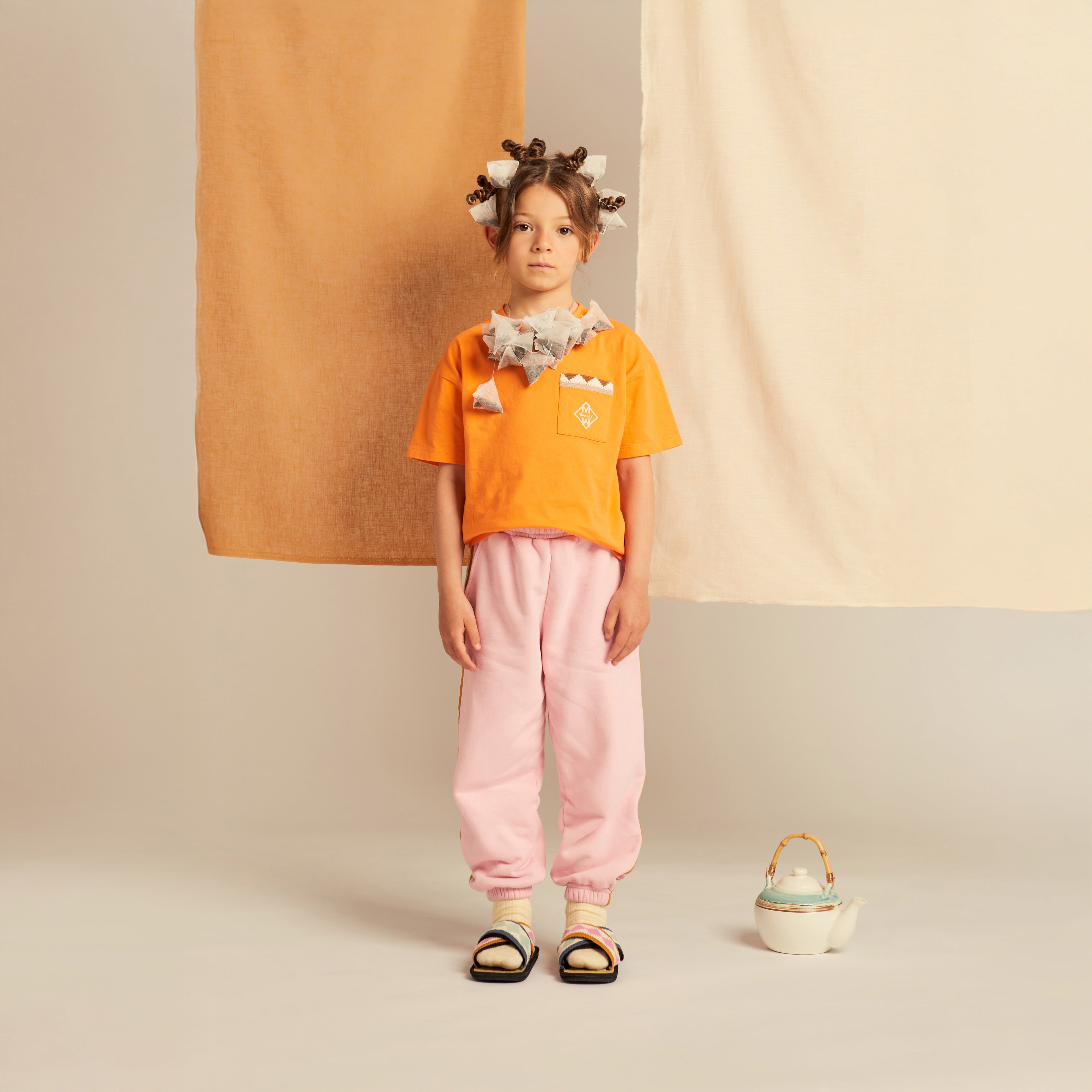 Ciro Short-sleeved T-shirt Orange Peel