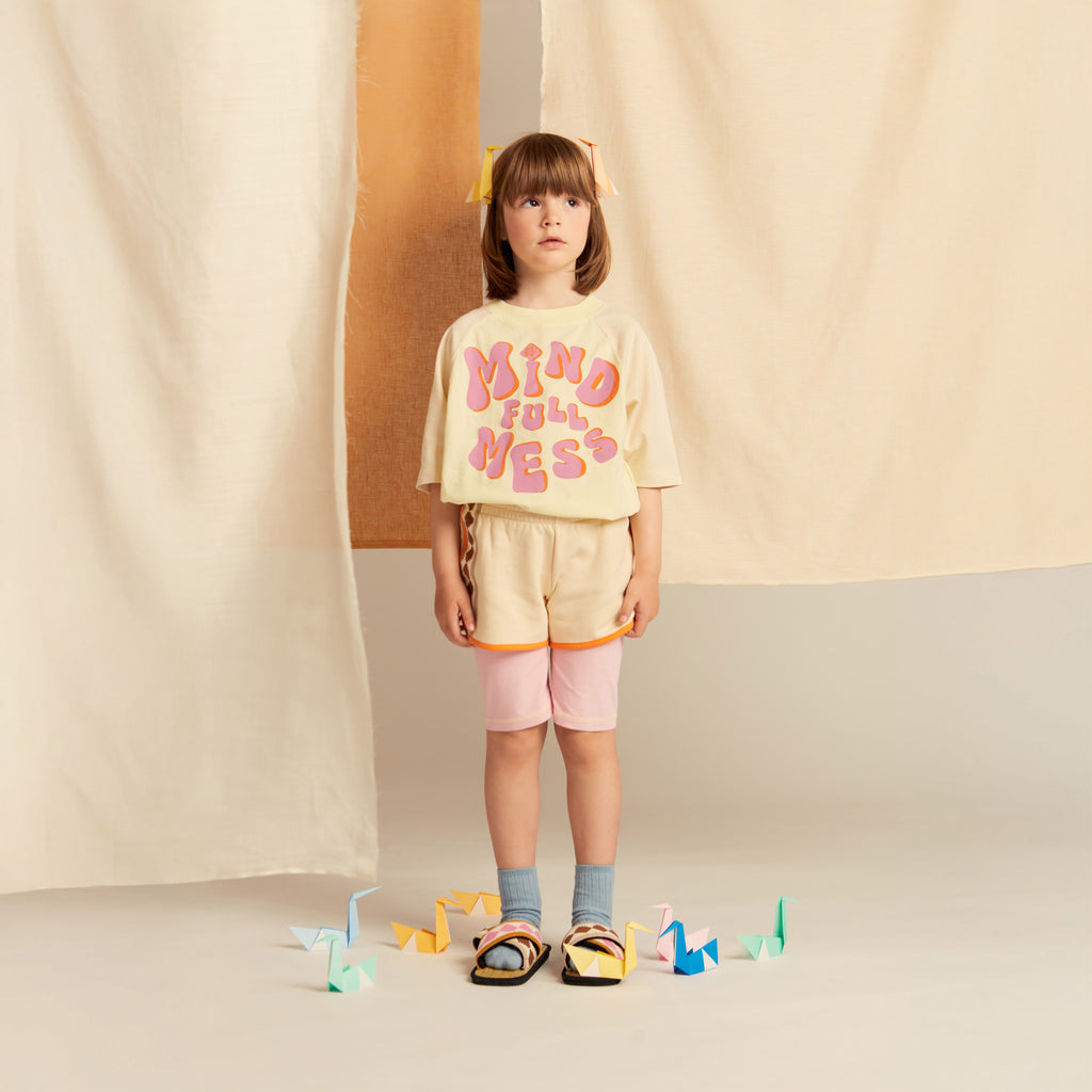 Rubi Print Short-sleeved T-shirt Yellow Tender