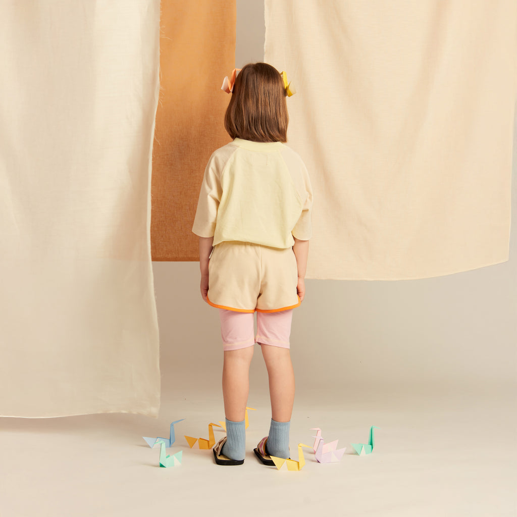 Rubi Print Short-sleeved T-shirt Yellow Tender