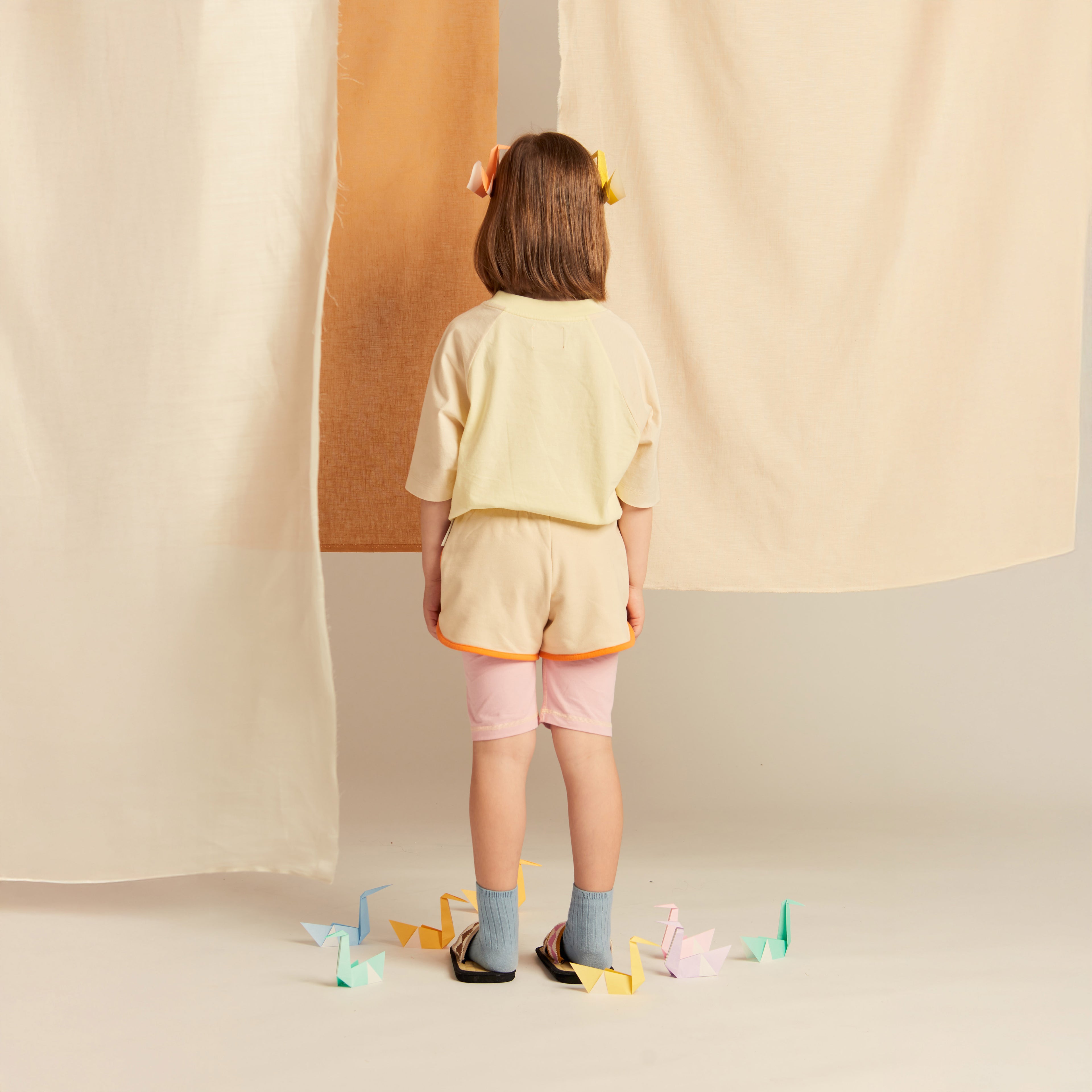 Rubi Print Short-sleeved T-shirt Yellow Tender