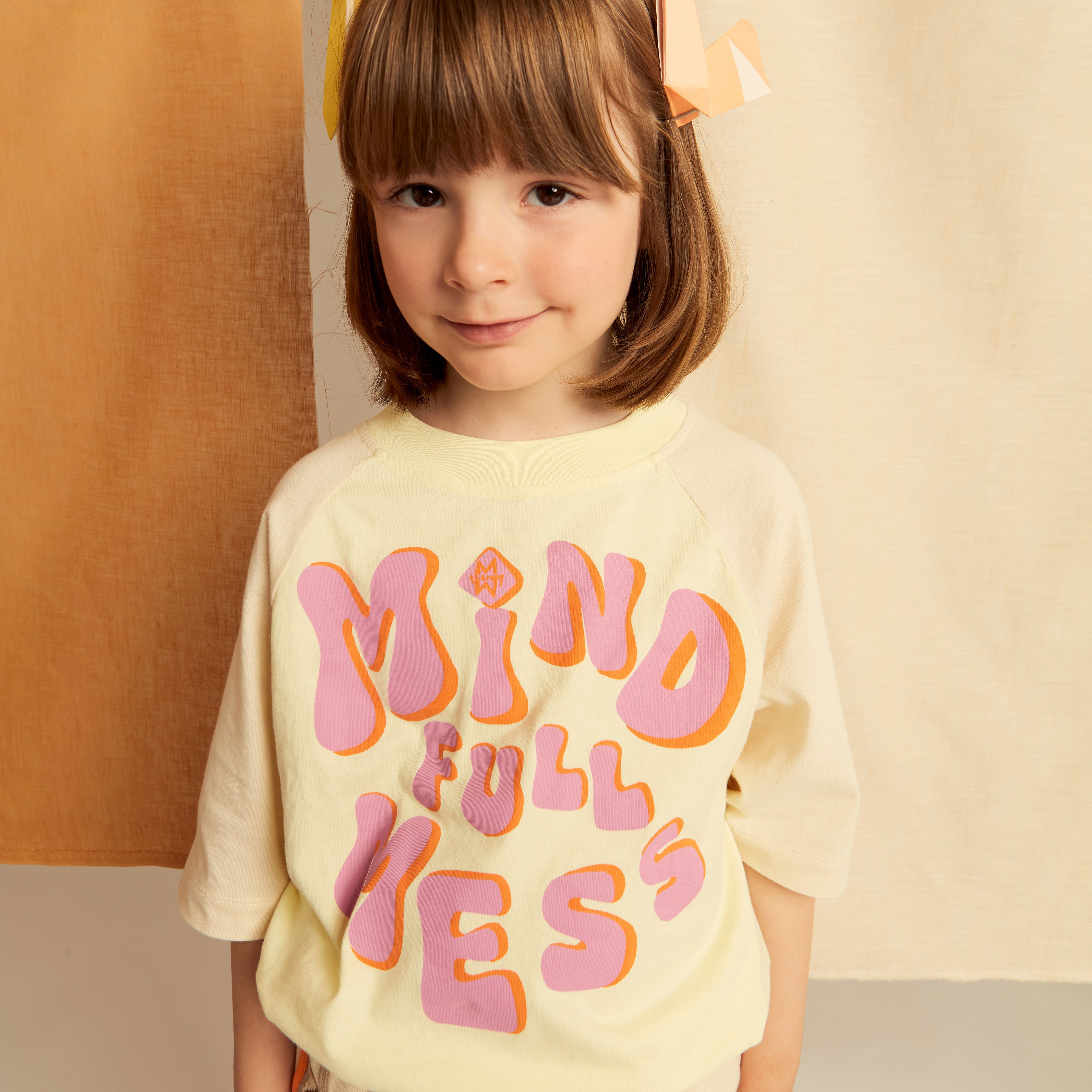 Rubi Print Short-sleeved T-shirt Yellow Tender