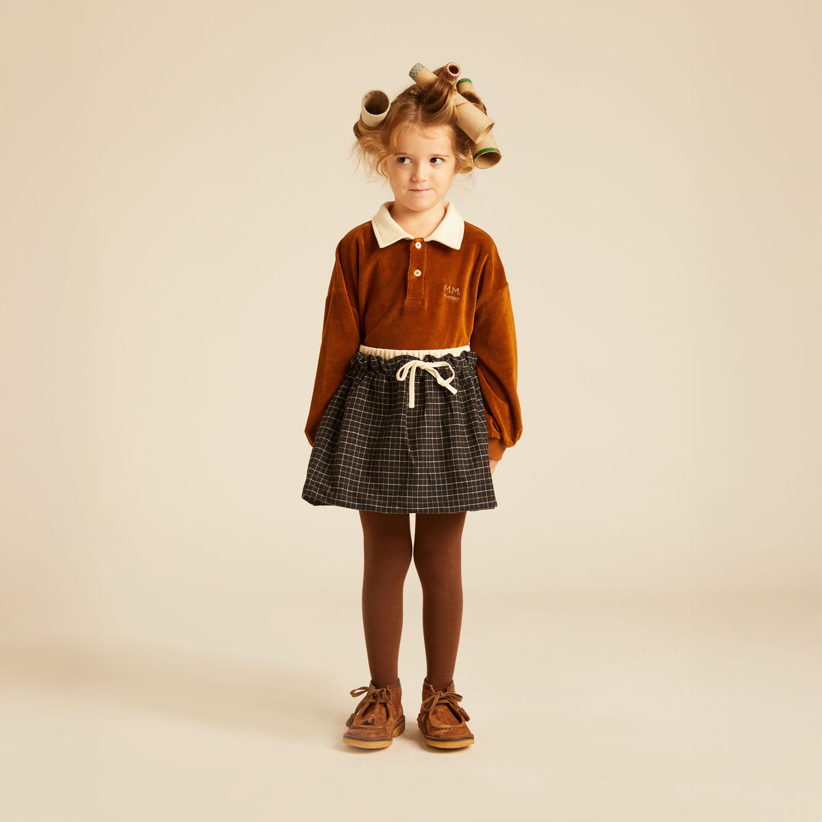 Chloe Checked Organic Cotton