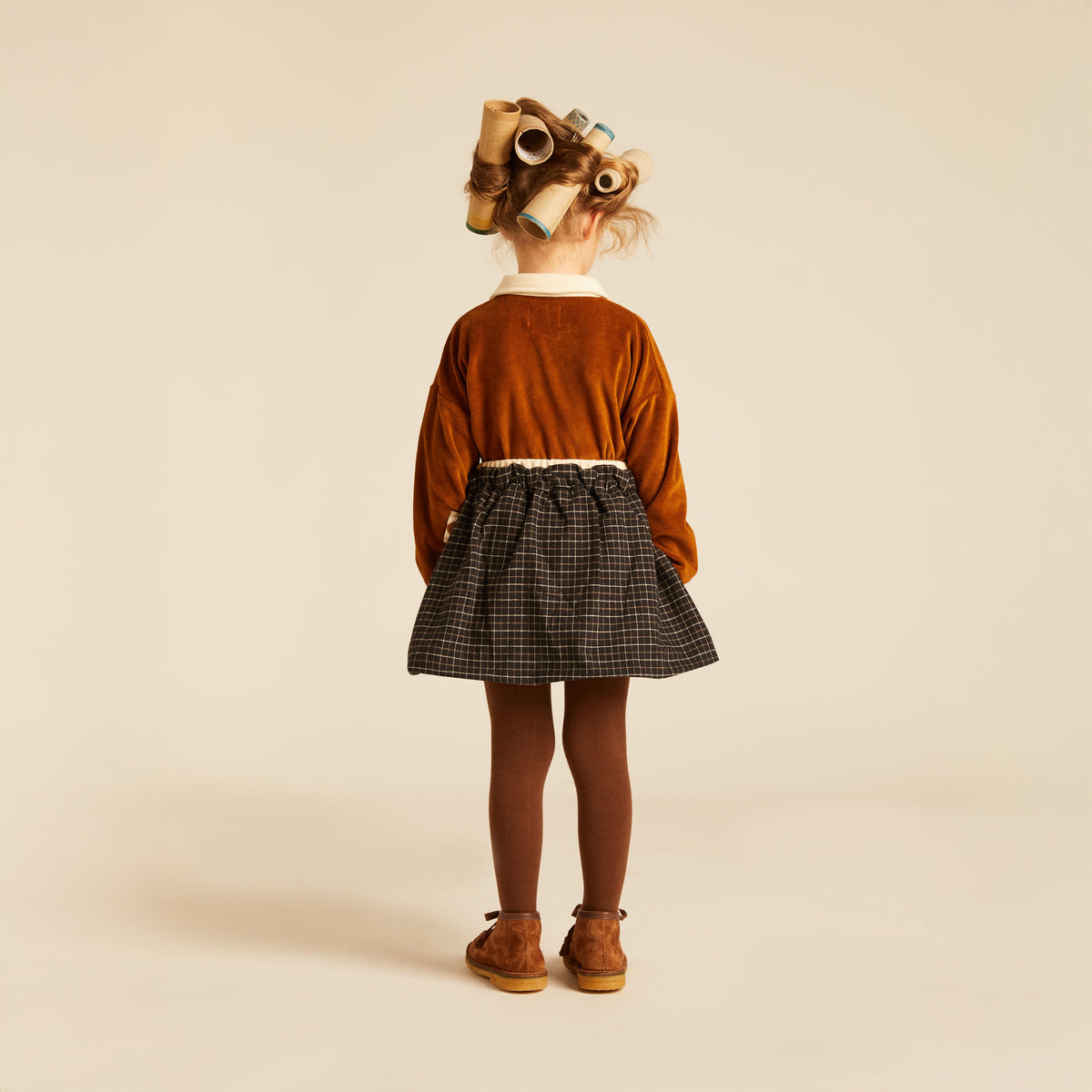 Chloe Checked Organic Cotton