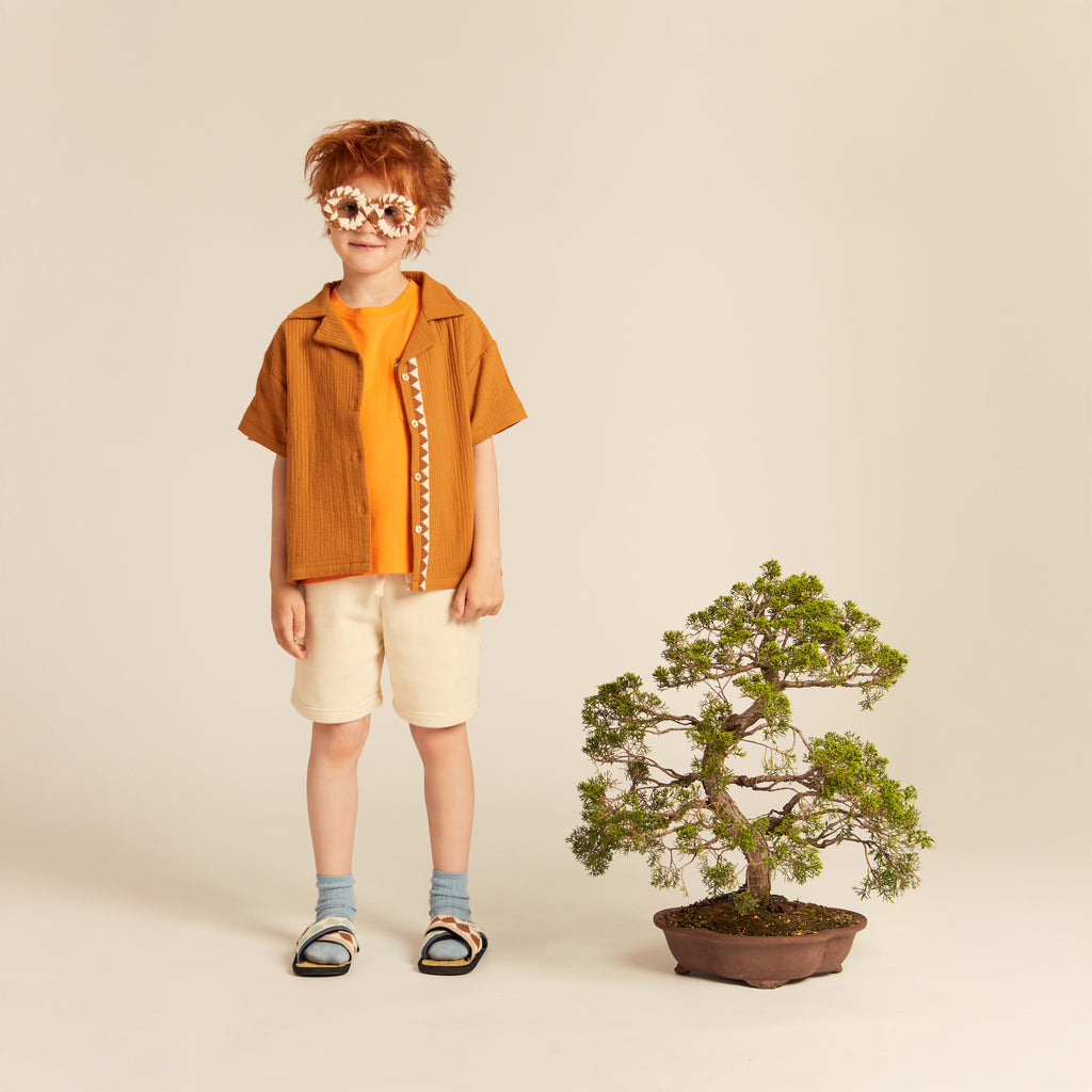 Luca Shirt Twin Cotton Edition Amber Glow