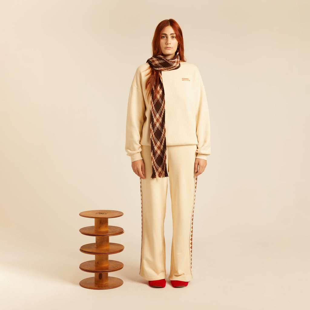Adult Alice Sweatshirt Oversized Fit Buttermilk
