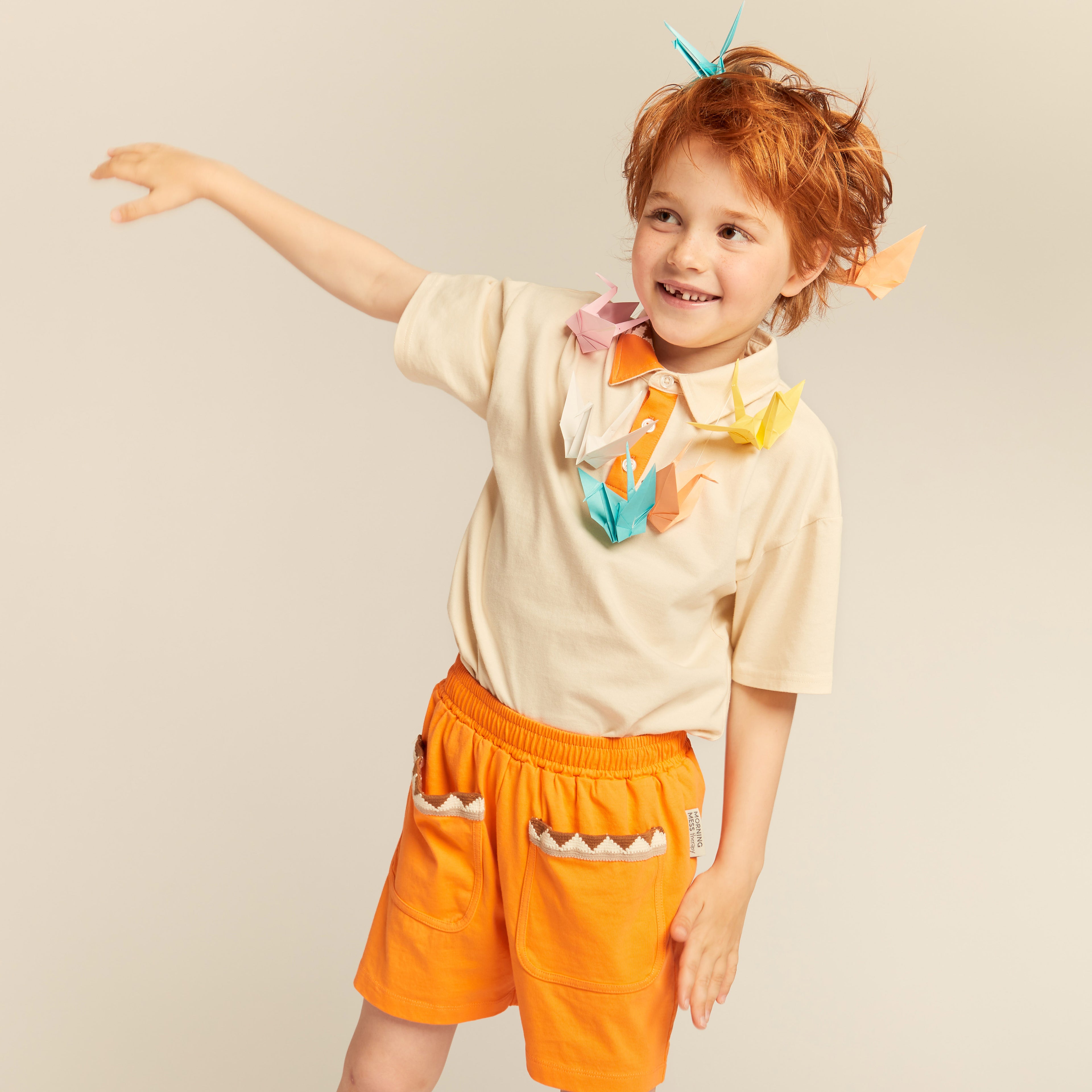 Ines Everyday Shorts Tender Orange Peel