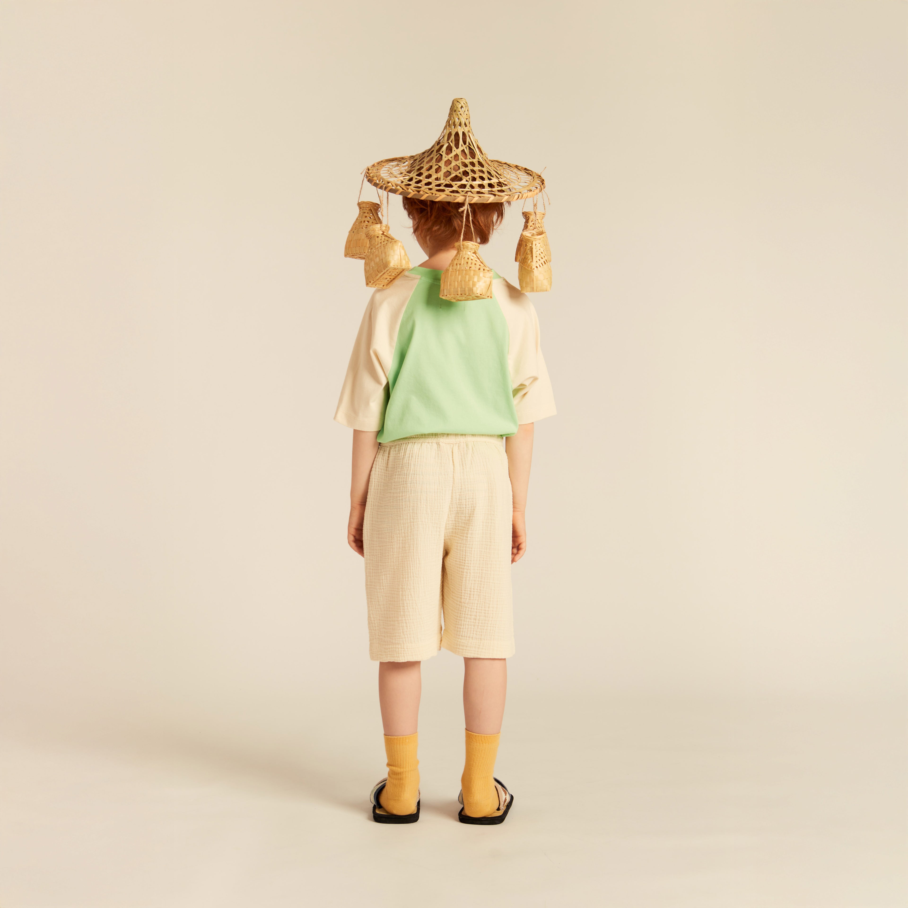 Marta Bermuda Pants Cotton Muslin Buttermilk