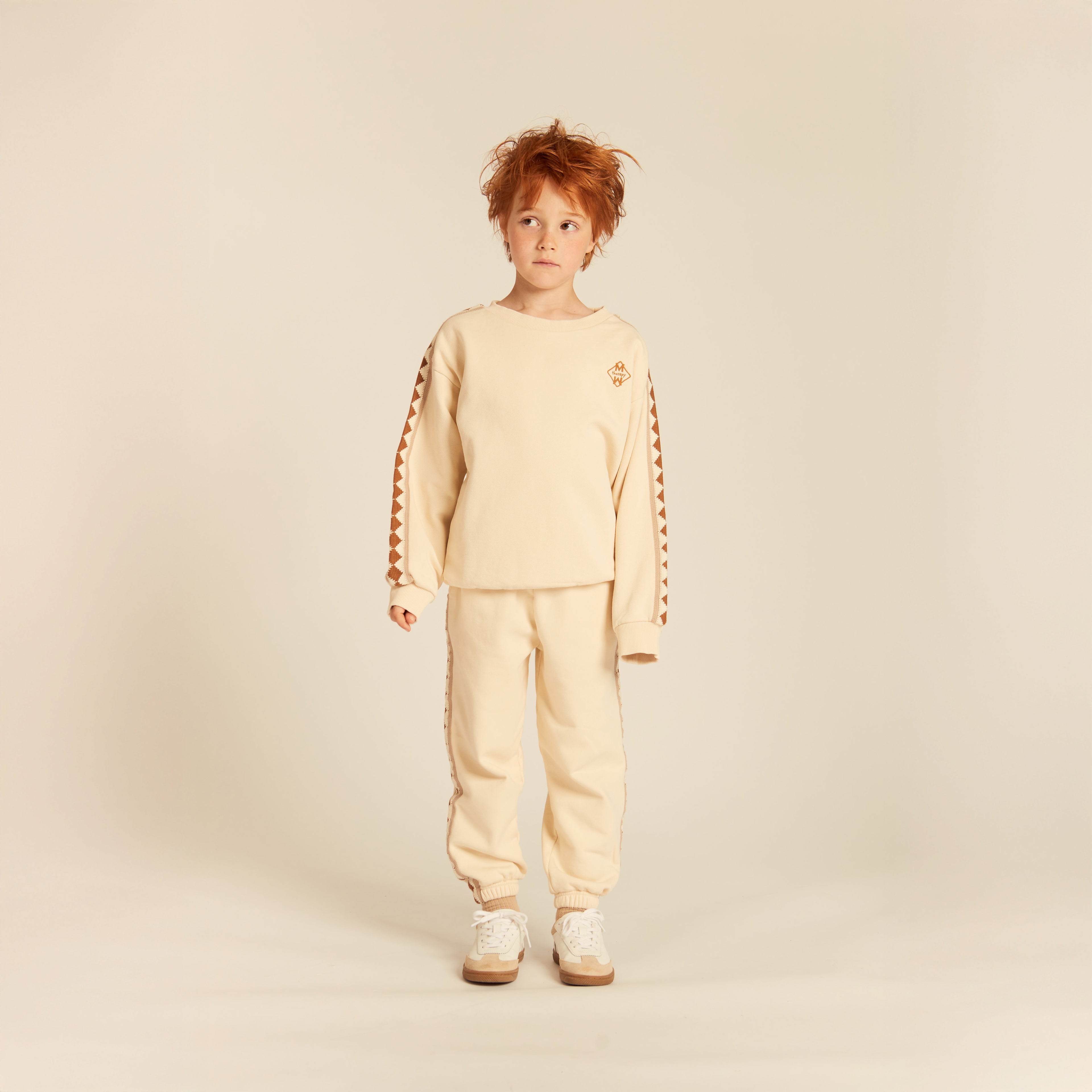 Gino Sweatpants Relaxed Fit Buttermilk