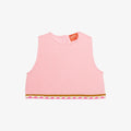 Lola Crop-Top Cotton Muslin Cotton Pink