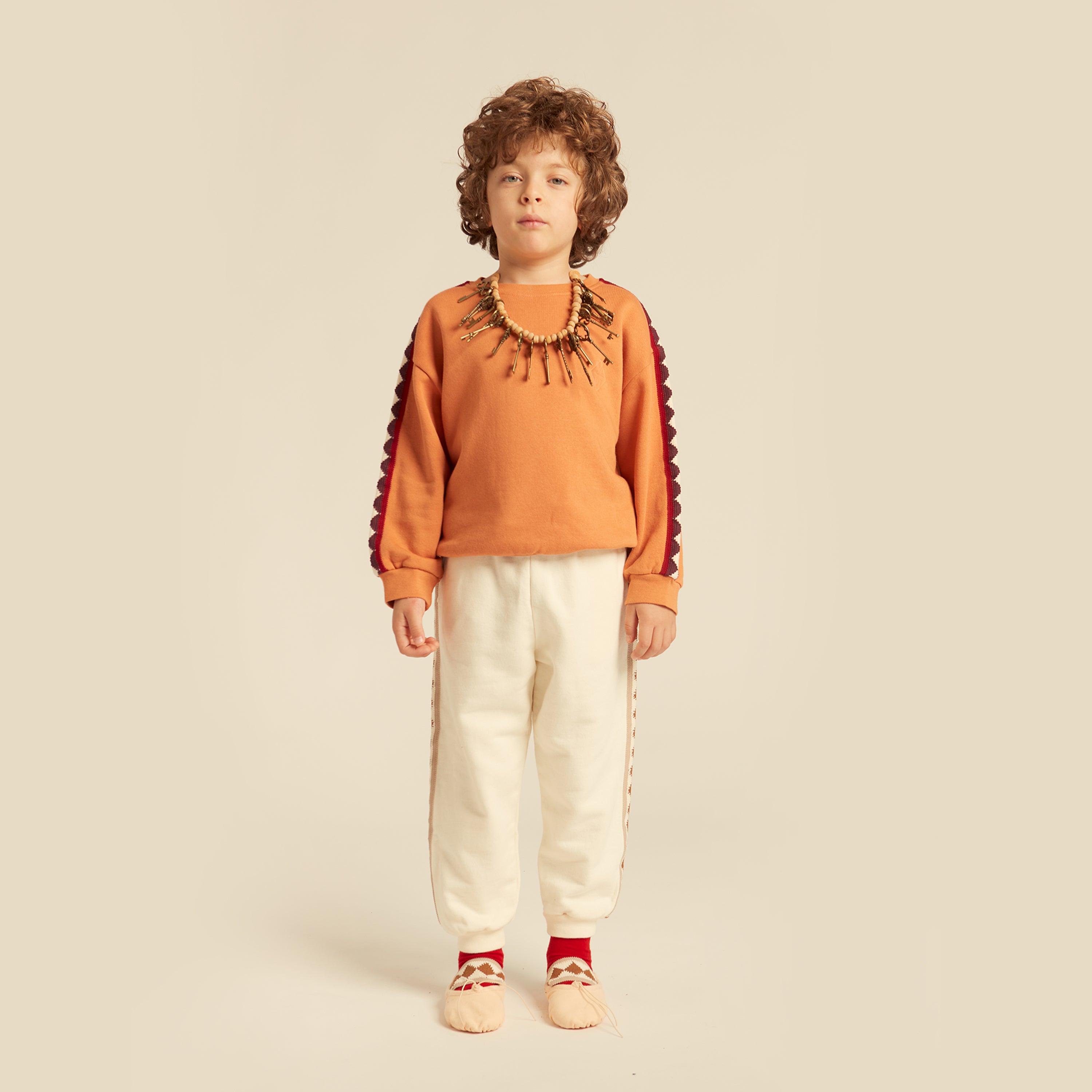 Nico Sweatshirt Oversize Balloon Fit Copper Tan
