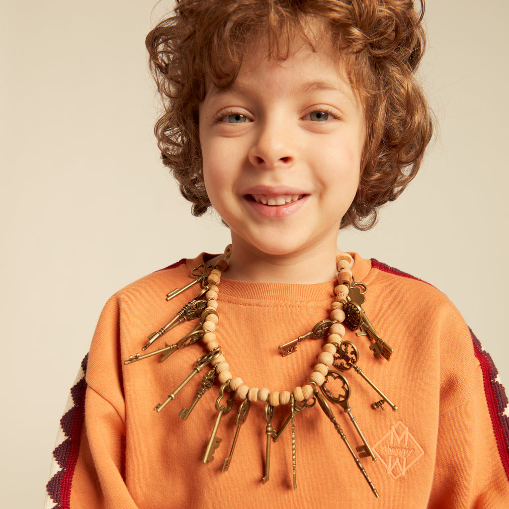 Nico Sweatshirt Oversize Balloon Fit Copper Tan