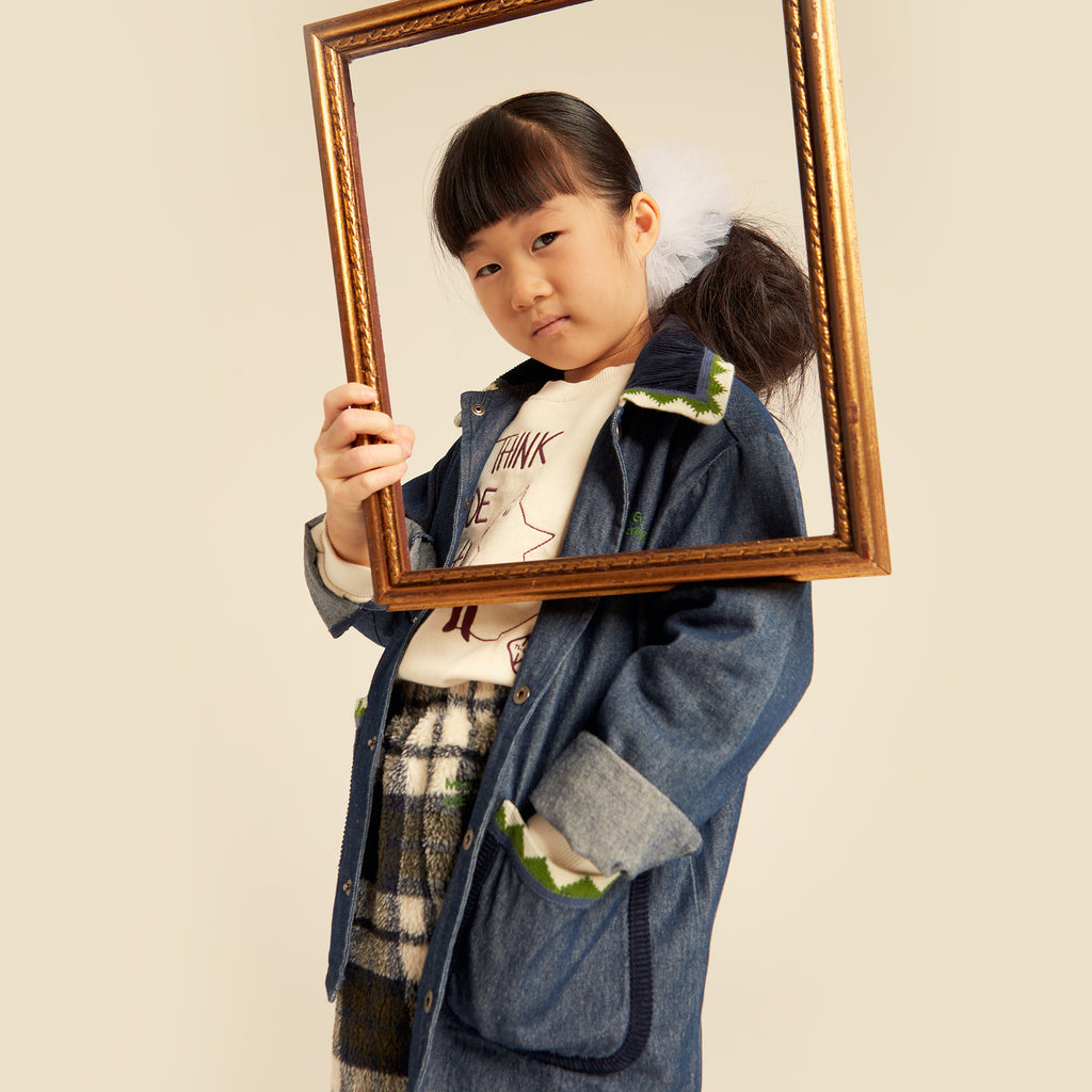 Dora Denim Overshirt Jacket Dark Wash