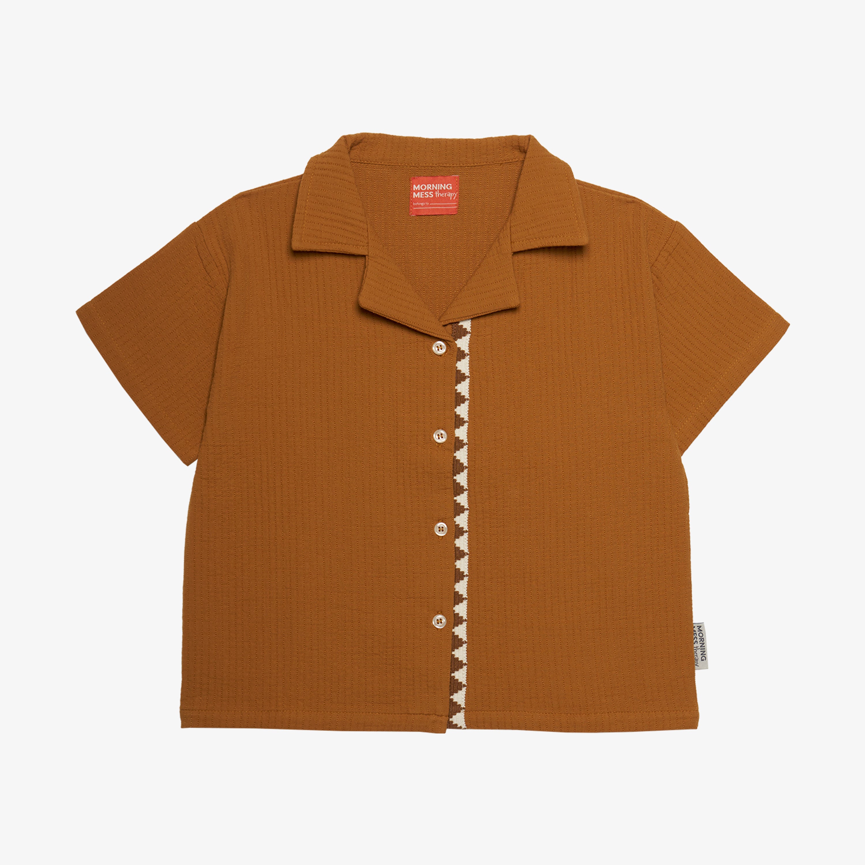 Luca Shirt Twin Cotton Edition Amber Glow