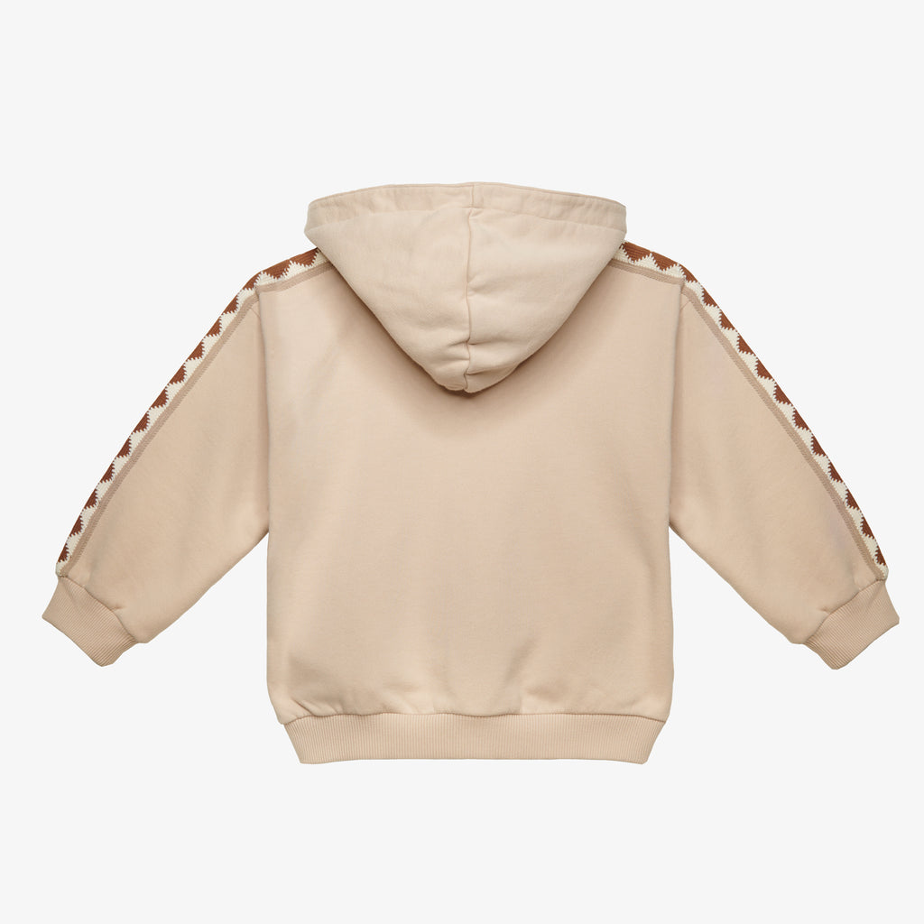 Carlo Oversize Zip-up Hoodie Oyster