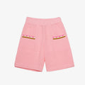 Marta Bermuda Pants Cotton Muslin Cotton Pink