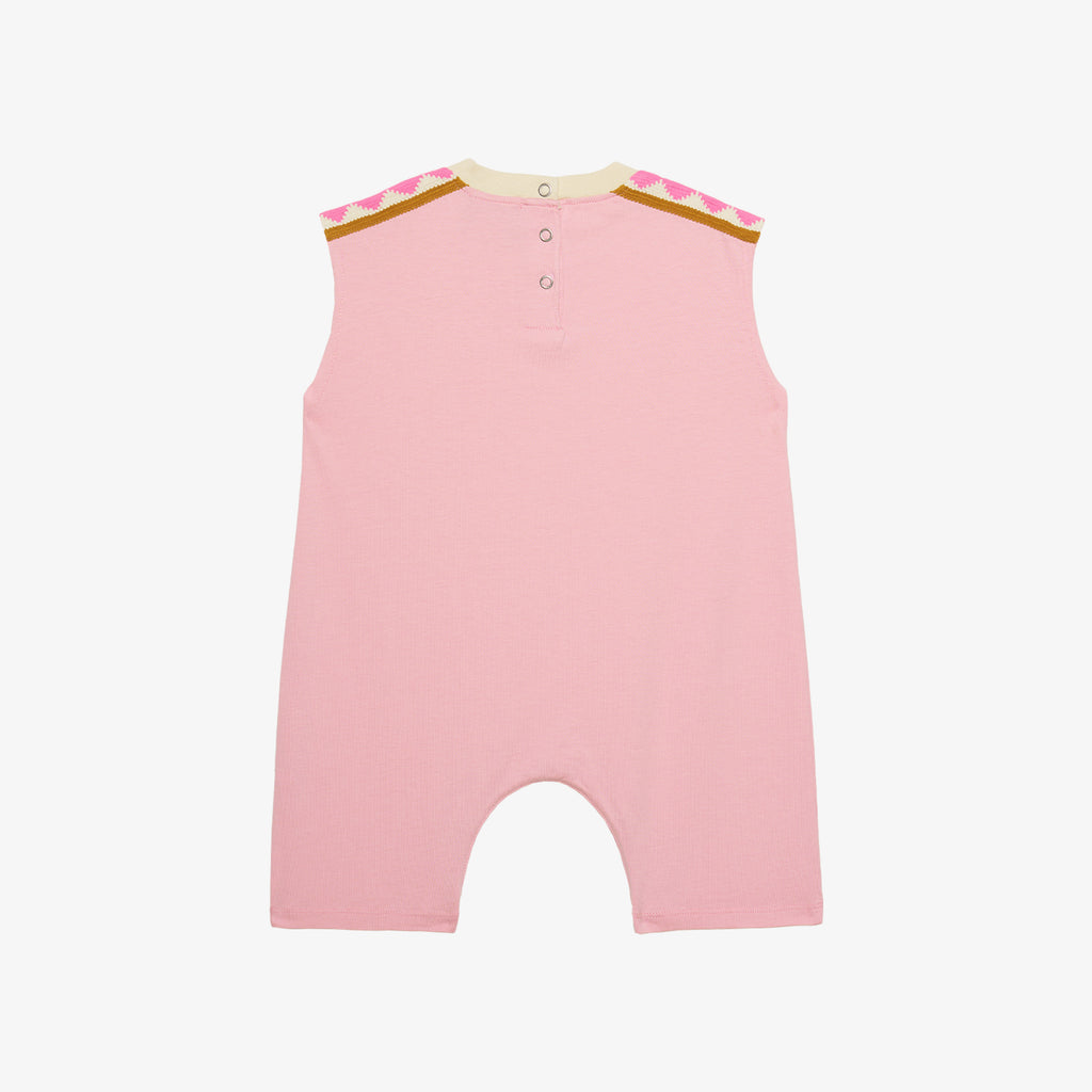 Milton Sleeveless Cotton Overall Cotton Pink