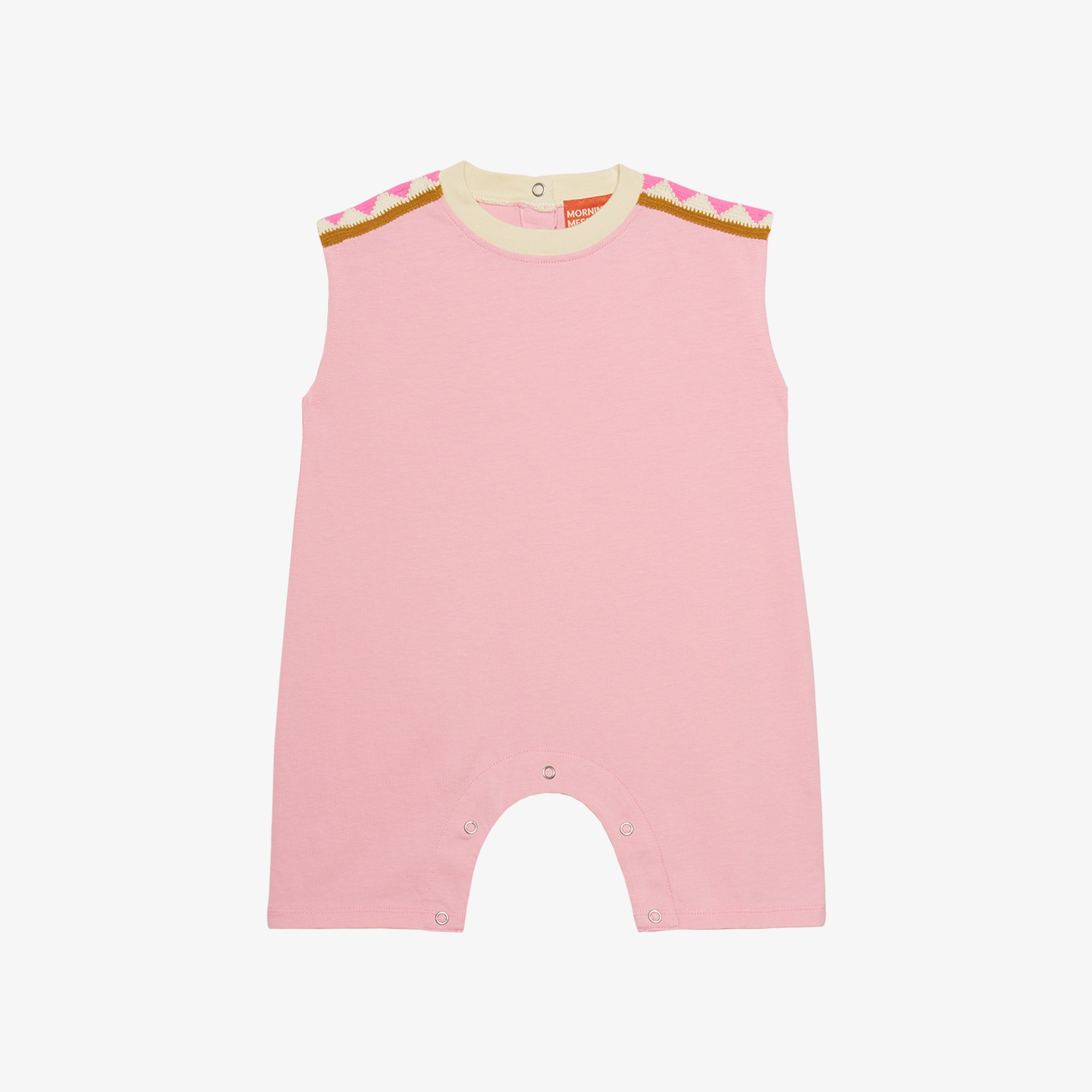 Milton Sleeveless Cotton Overall Cotton Pink