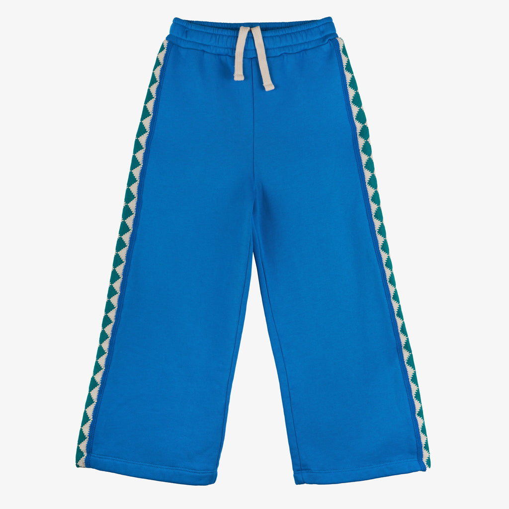 Chiara Wide Leg Sweatpants Bluette