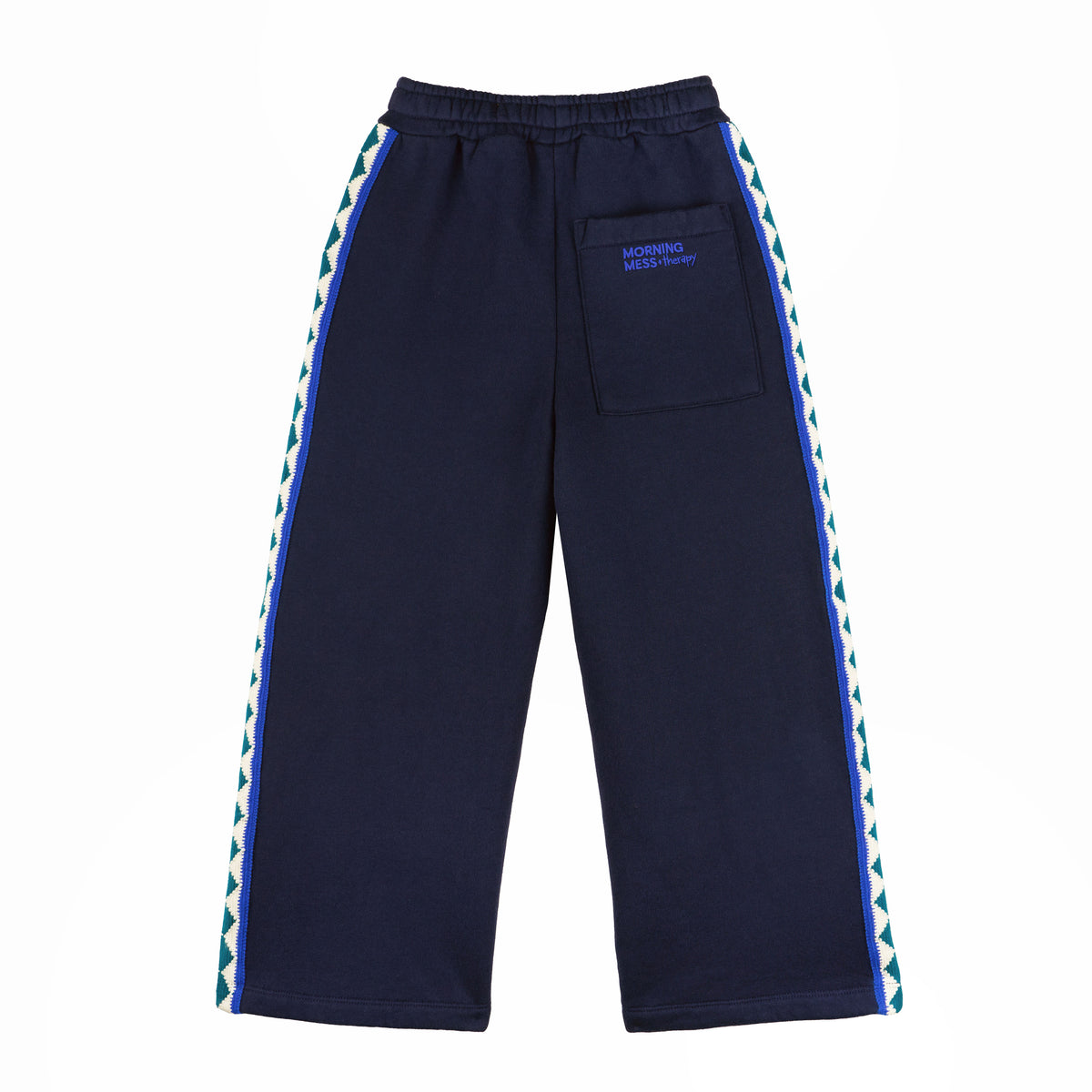 Chiara Wide Leg Sweatpants Midnight Blue