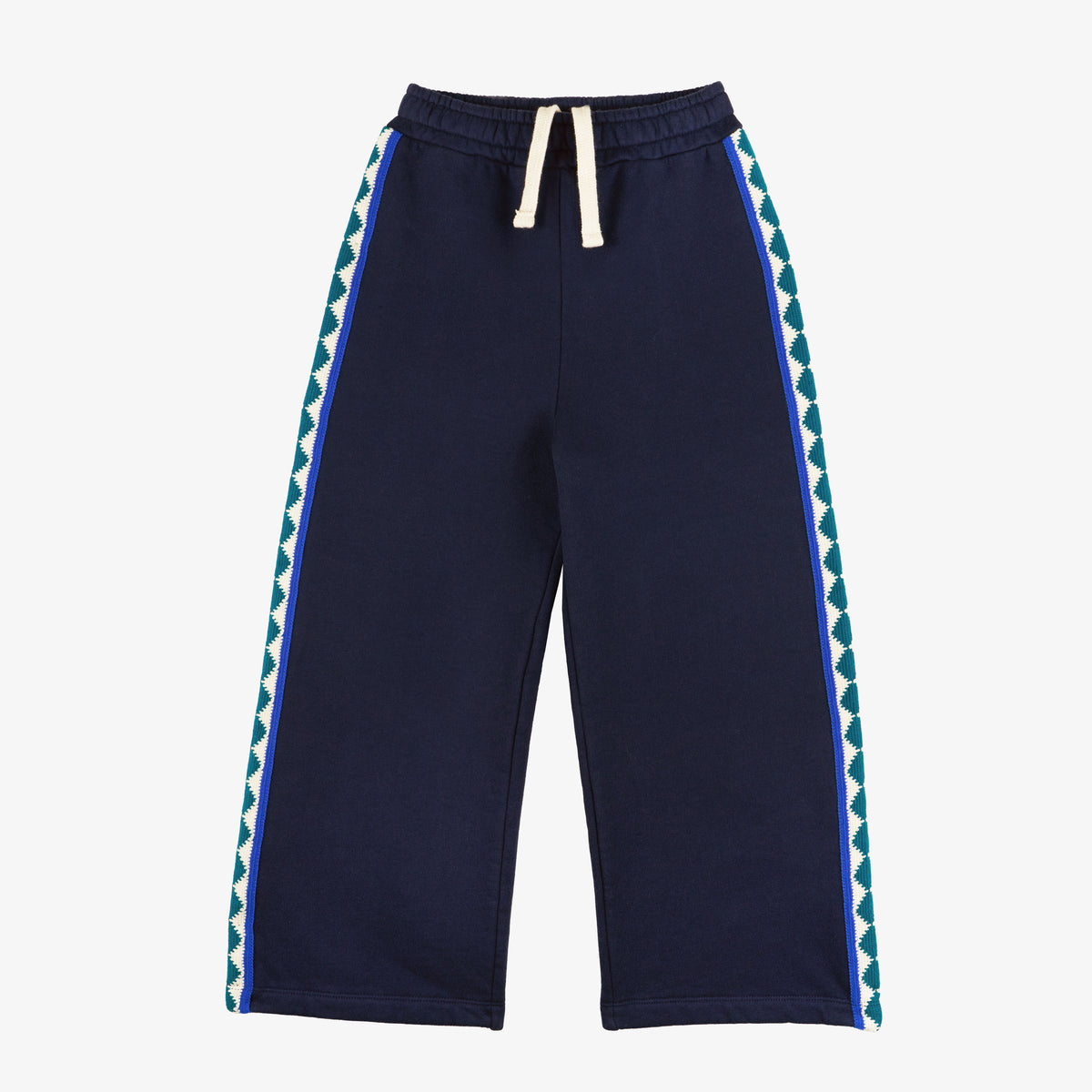 Chiara Wide Leg Sweatpants Midnight Blue