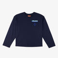 Ciro Long Sleeved T-shirt Midnight Blue