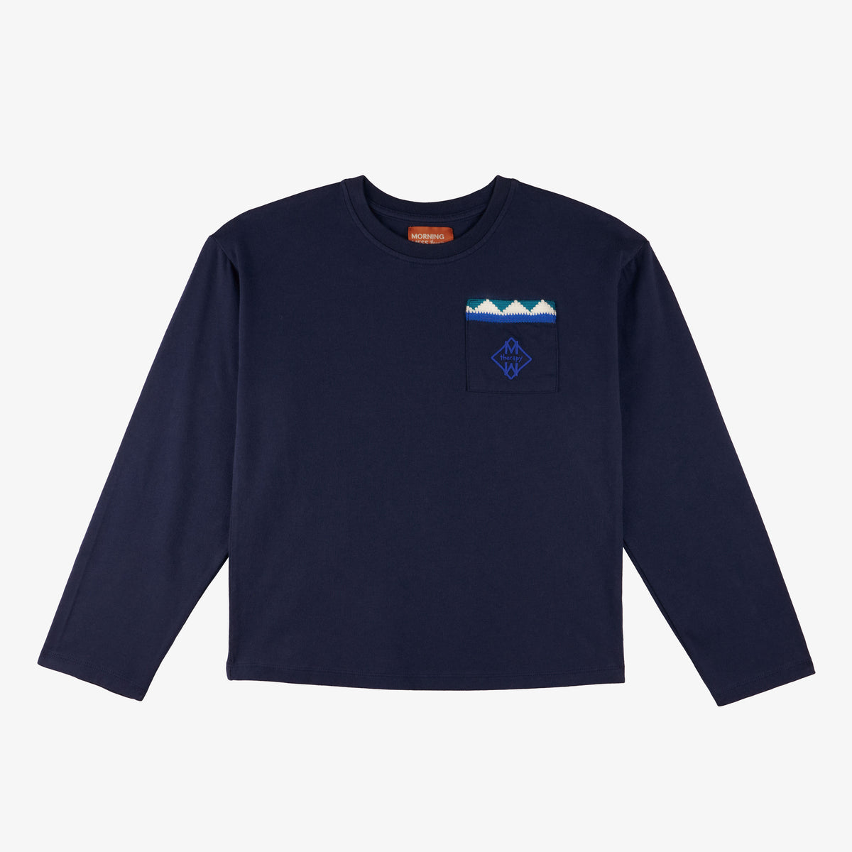 Ciro Long Sleeved T-shirt Midnight Blue