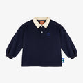 Franz Polo Sweatshirt Straight Fit Midnight Blue