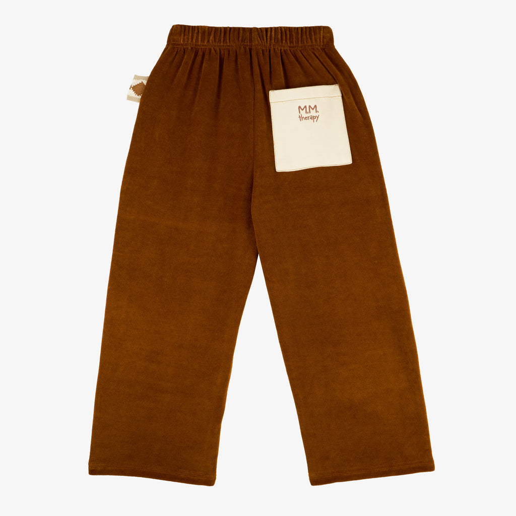 Molly Sweatpants Carrot Fit Caramel Velvet