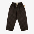 Molly Checked Fabric Pants Carrot Fit