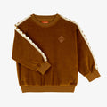 Nico Sweatshirt Oversize Balloon Fit Caramel Velvet